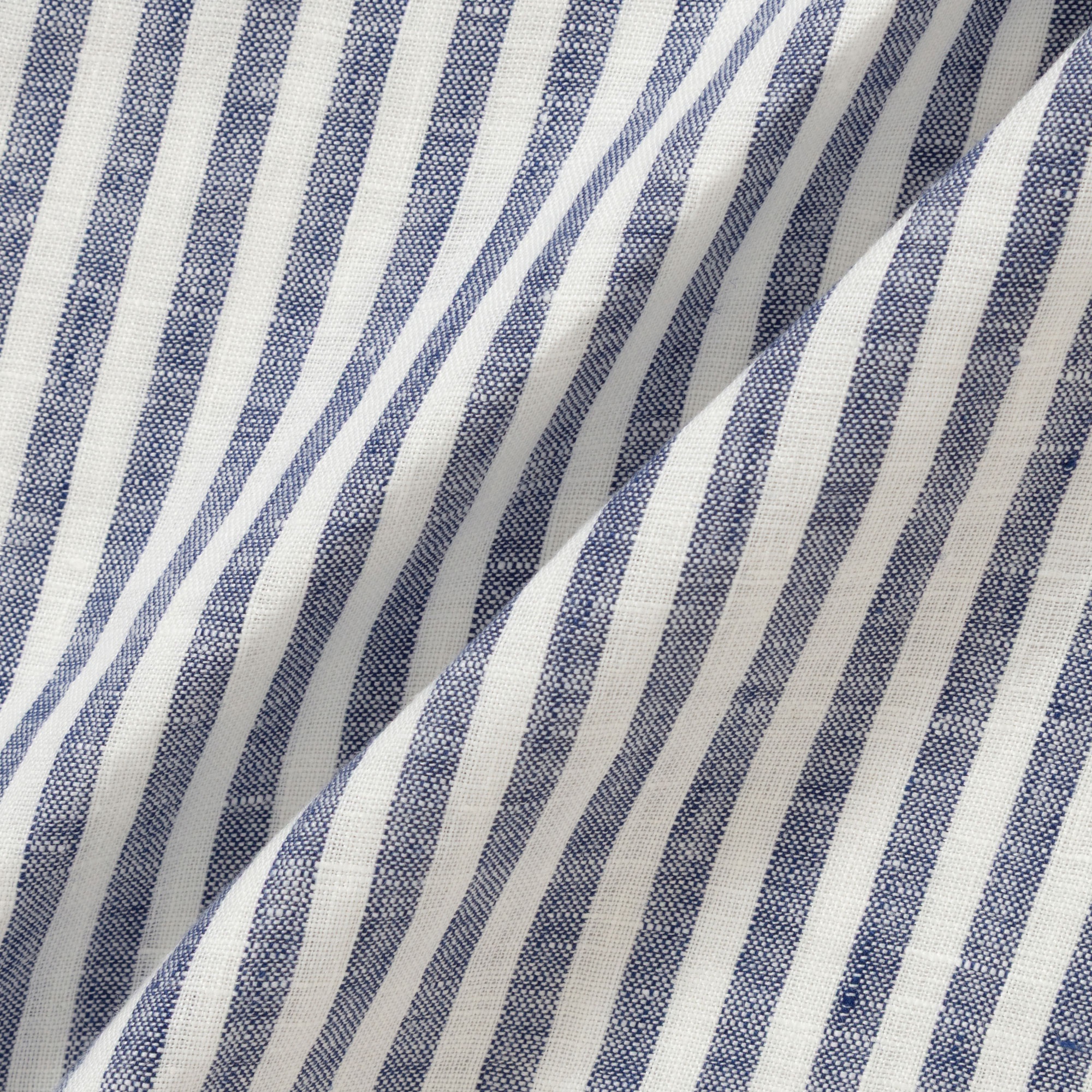 リネンストライプシャツ