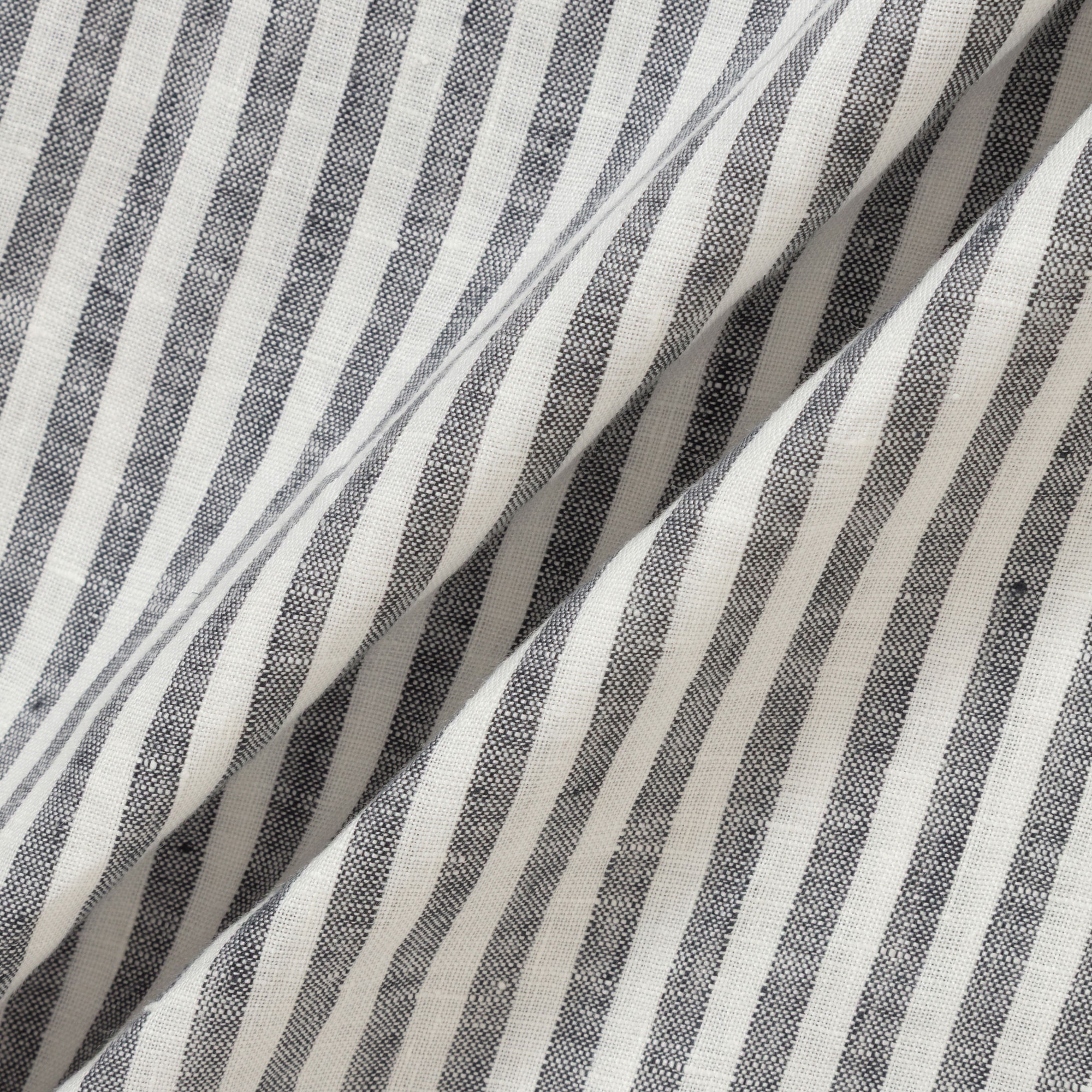 リネンストライプシャツ