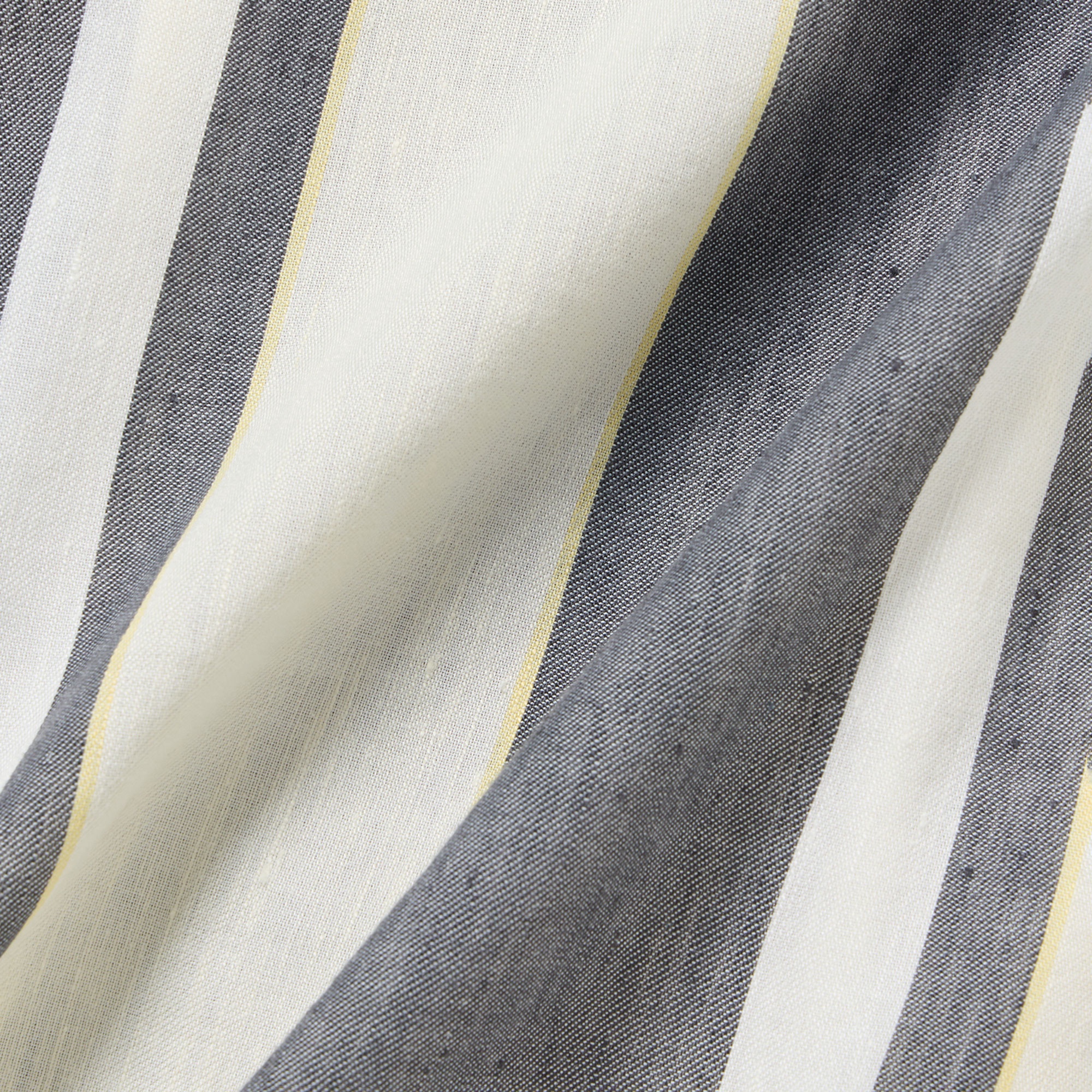 リネンブレンドオープンカラーシャツ