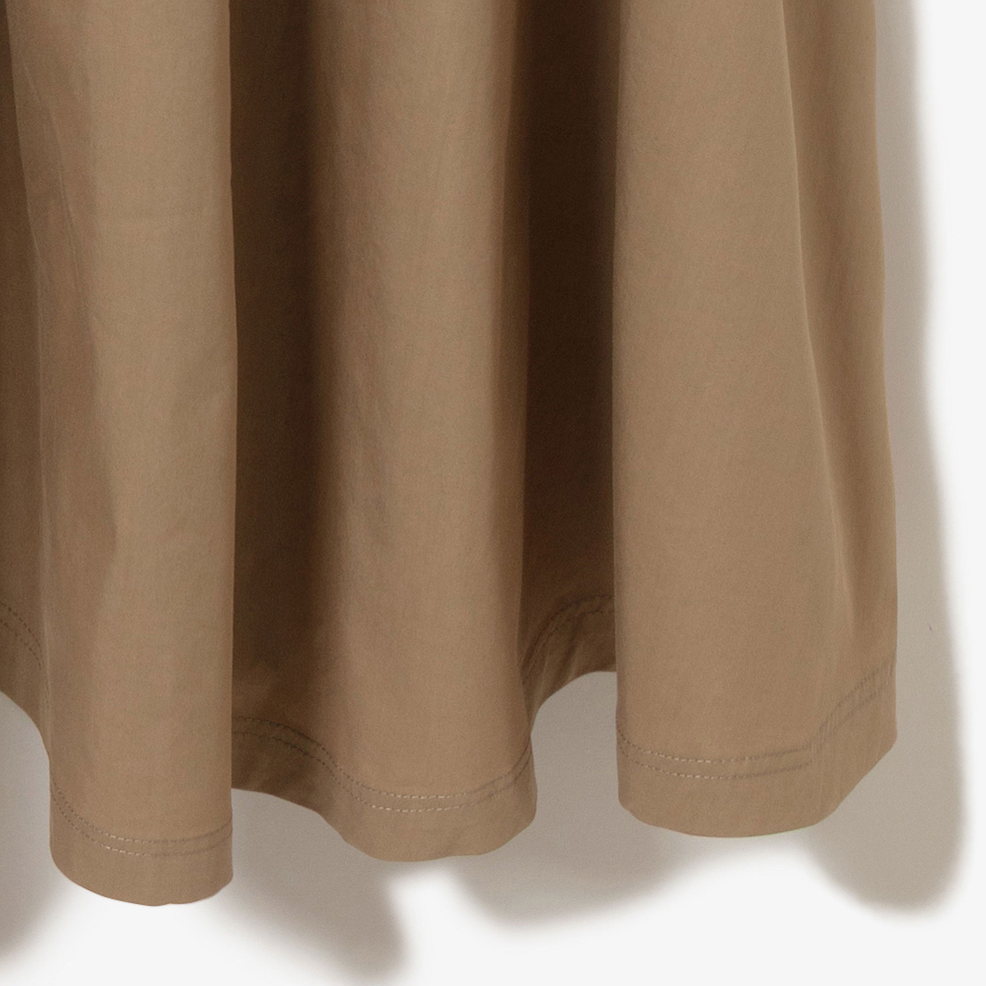 異素材コンビノースリーブドレス