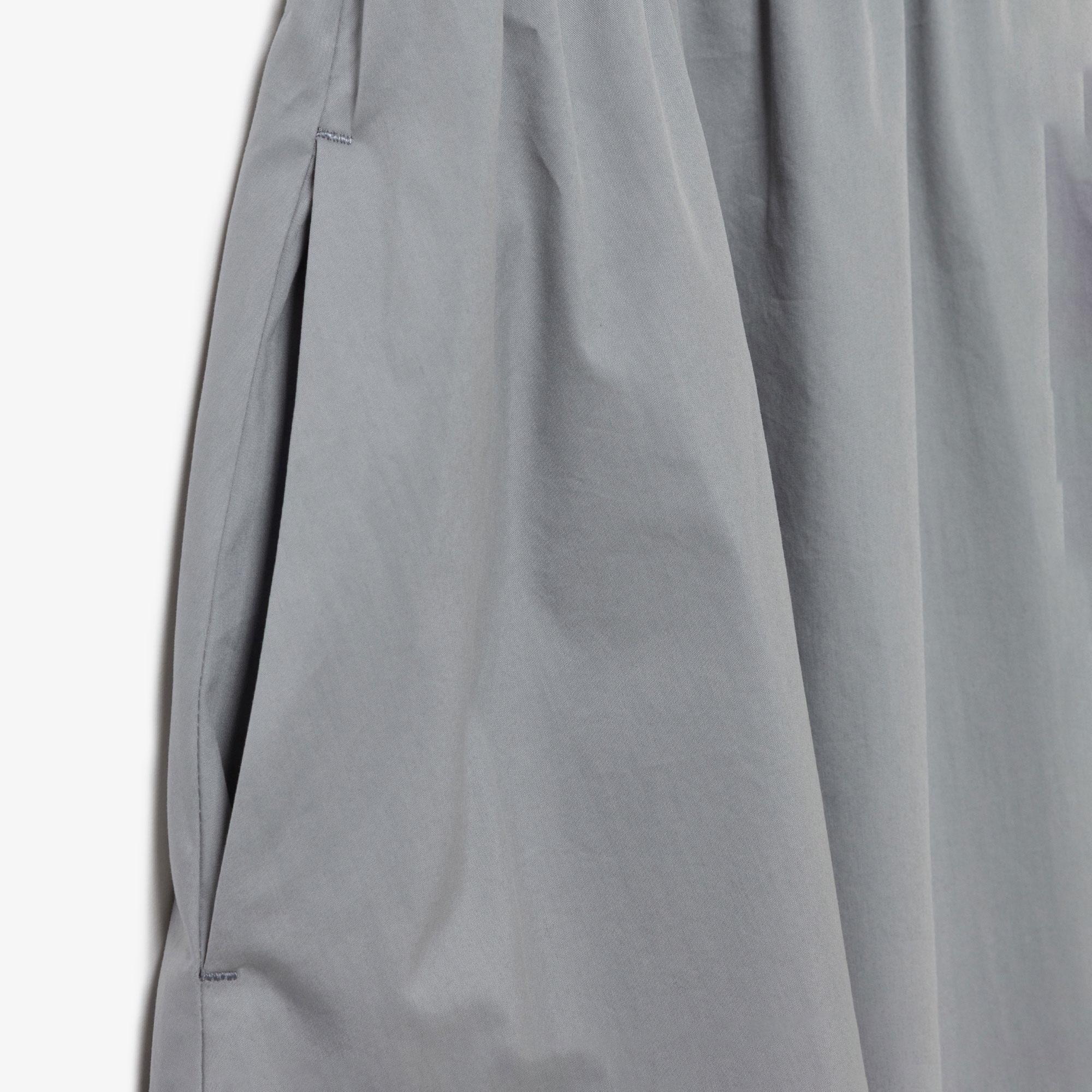 異素材コンビノースリーブドレス