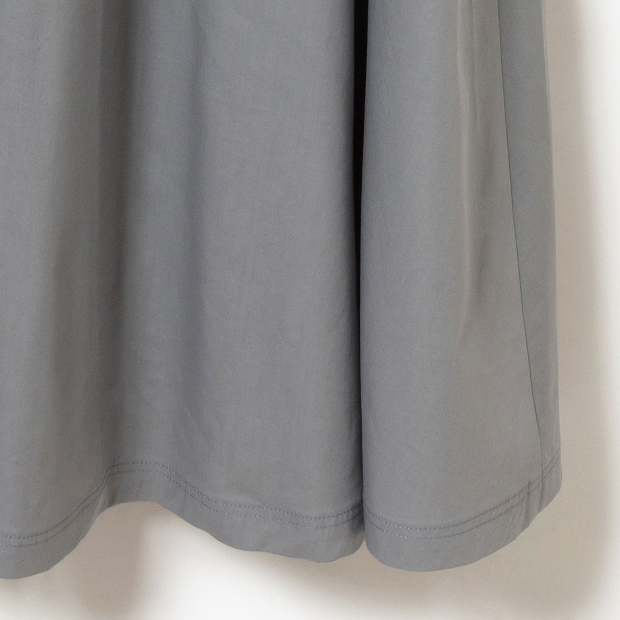 異素材コンビノースリーブドレス