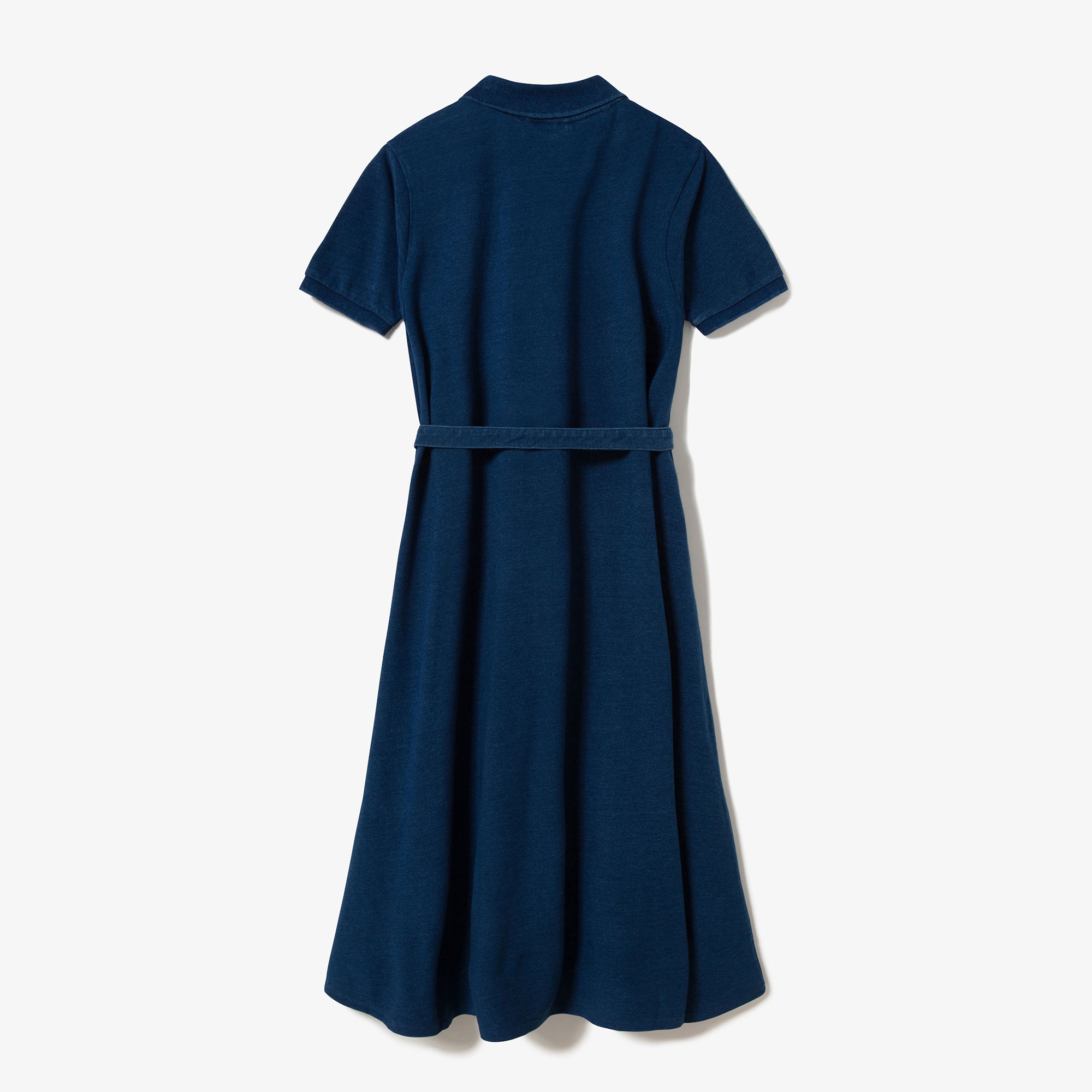 インディゴ鹿の子ポロドレス