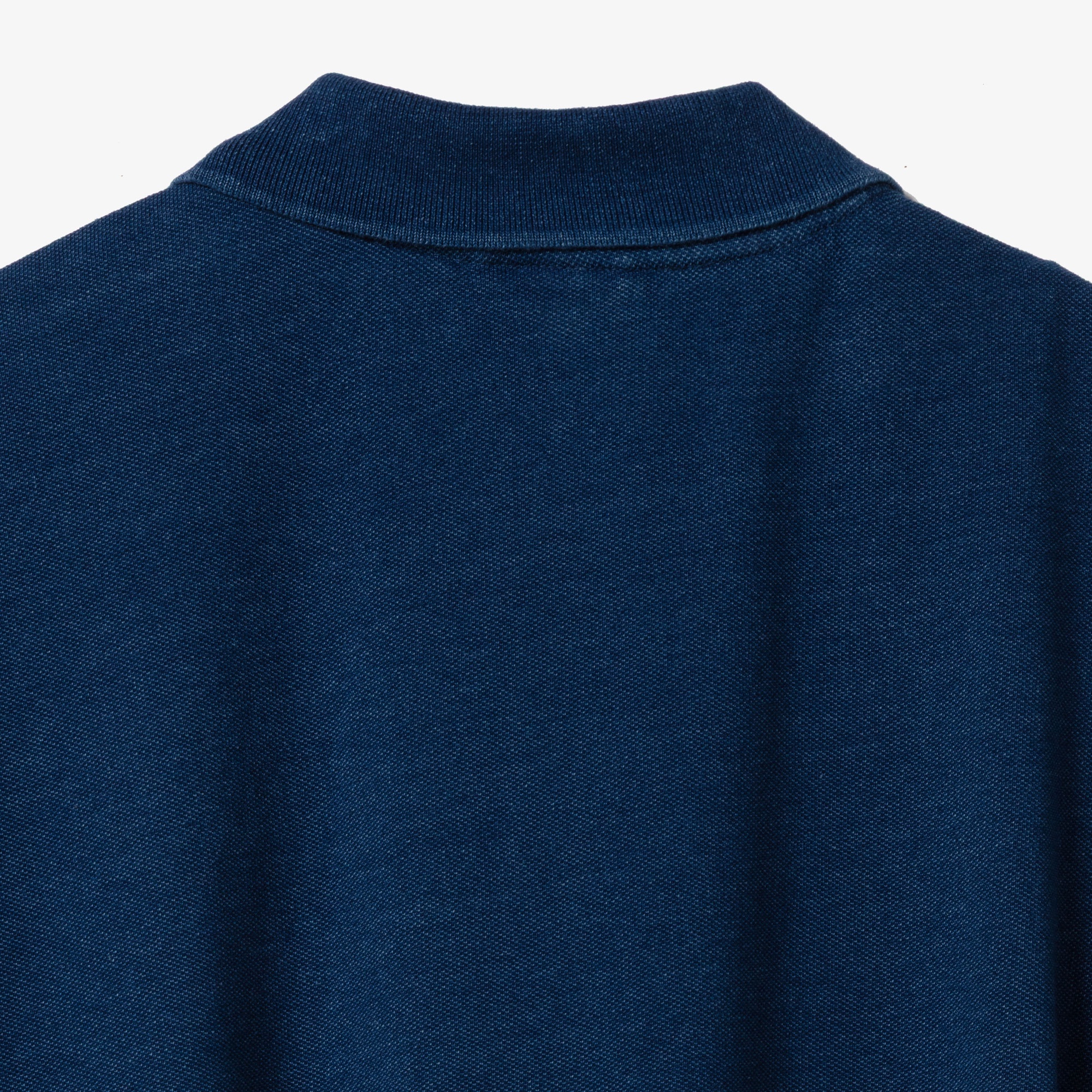 インディゴ鹿の子ポロドレス