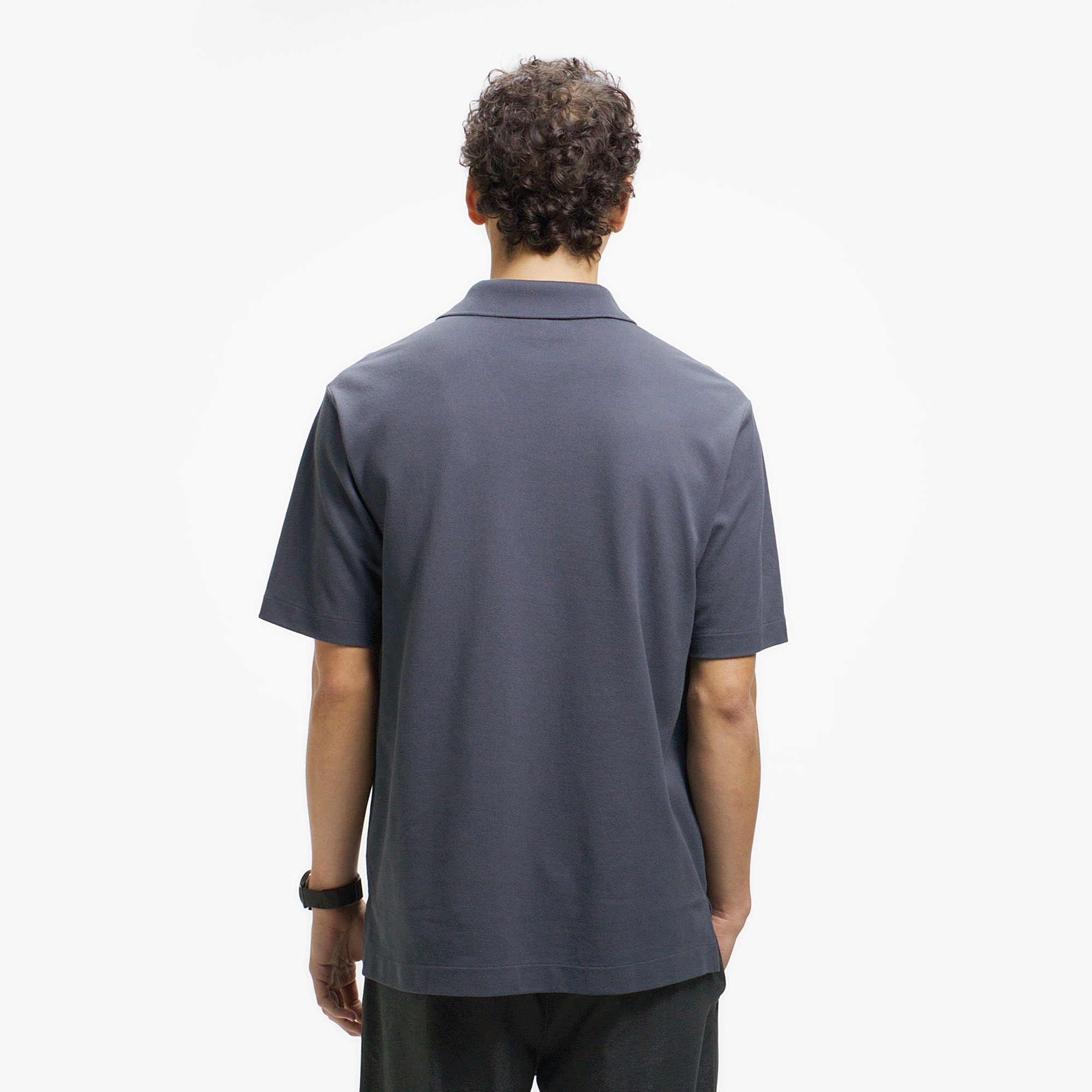 L.12.12アレンジ スキッパーネックポロシャツ