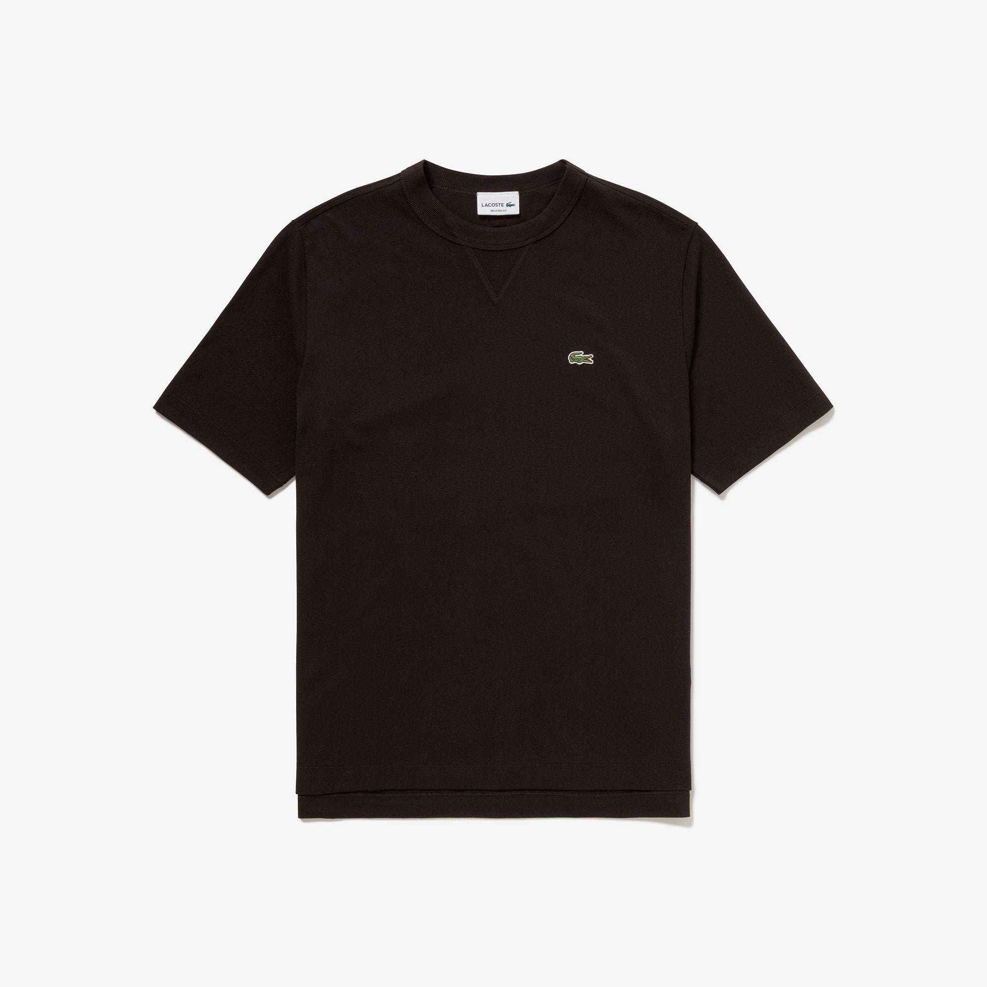 L.12.12アレンジ ガゼット付き鹿の子地Tシャツ