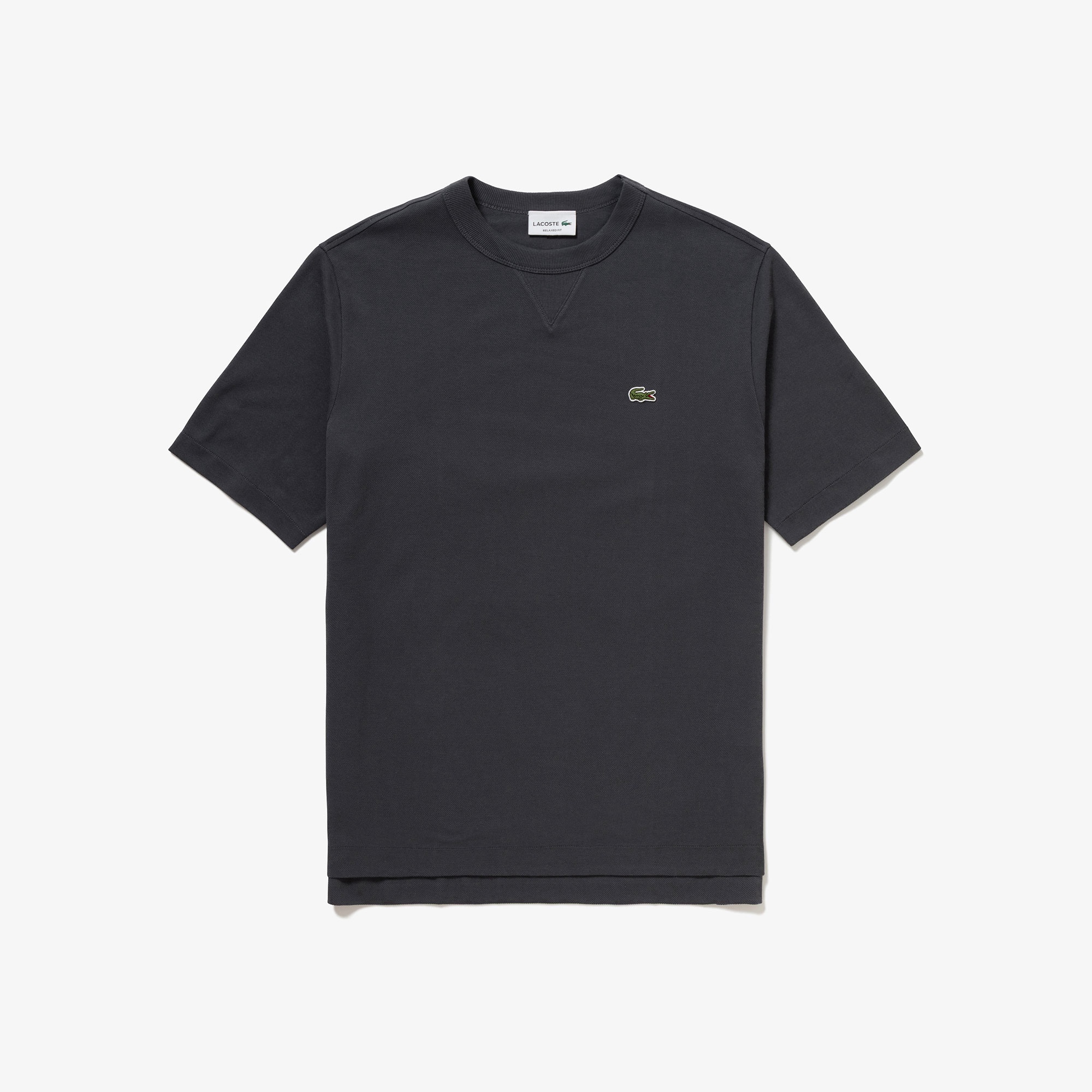 L.12.12アレンジ ガゼット付き鹿の子地Tシャツ