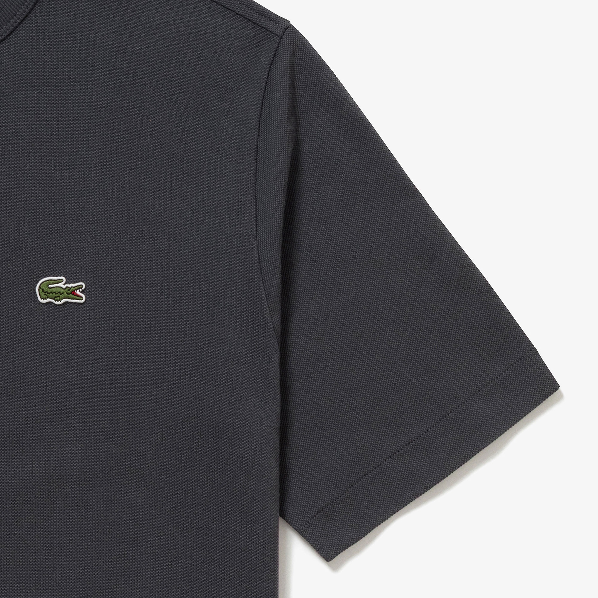 L.12.12アレンジ ガゼット付き鹿の子地Tシャツ