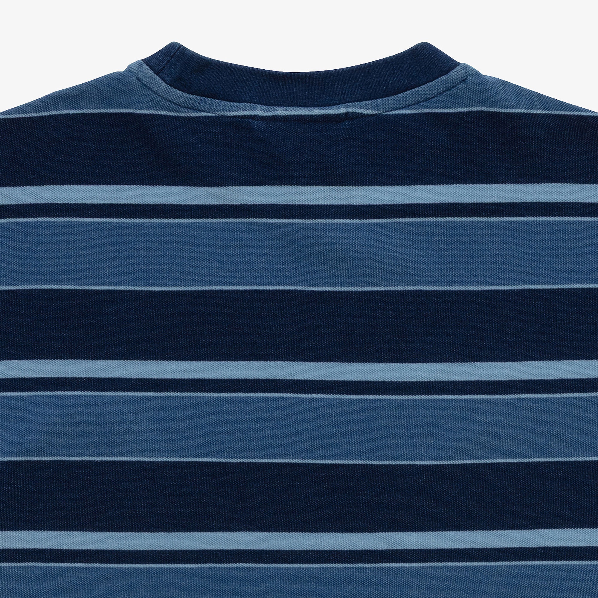 インディゴボーダー Tシャツ