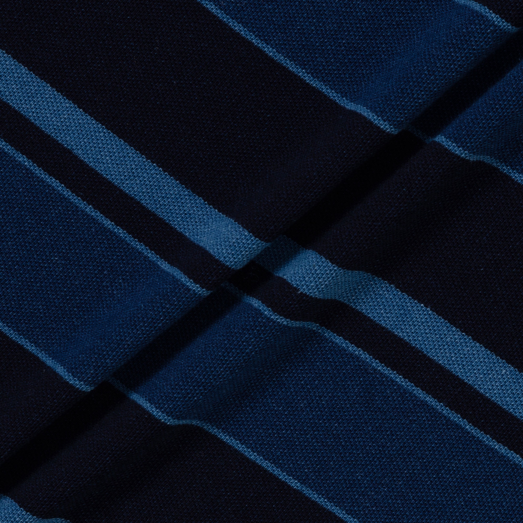 インディゴボーダー Tシャツ