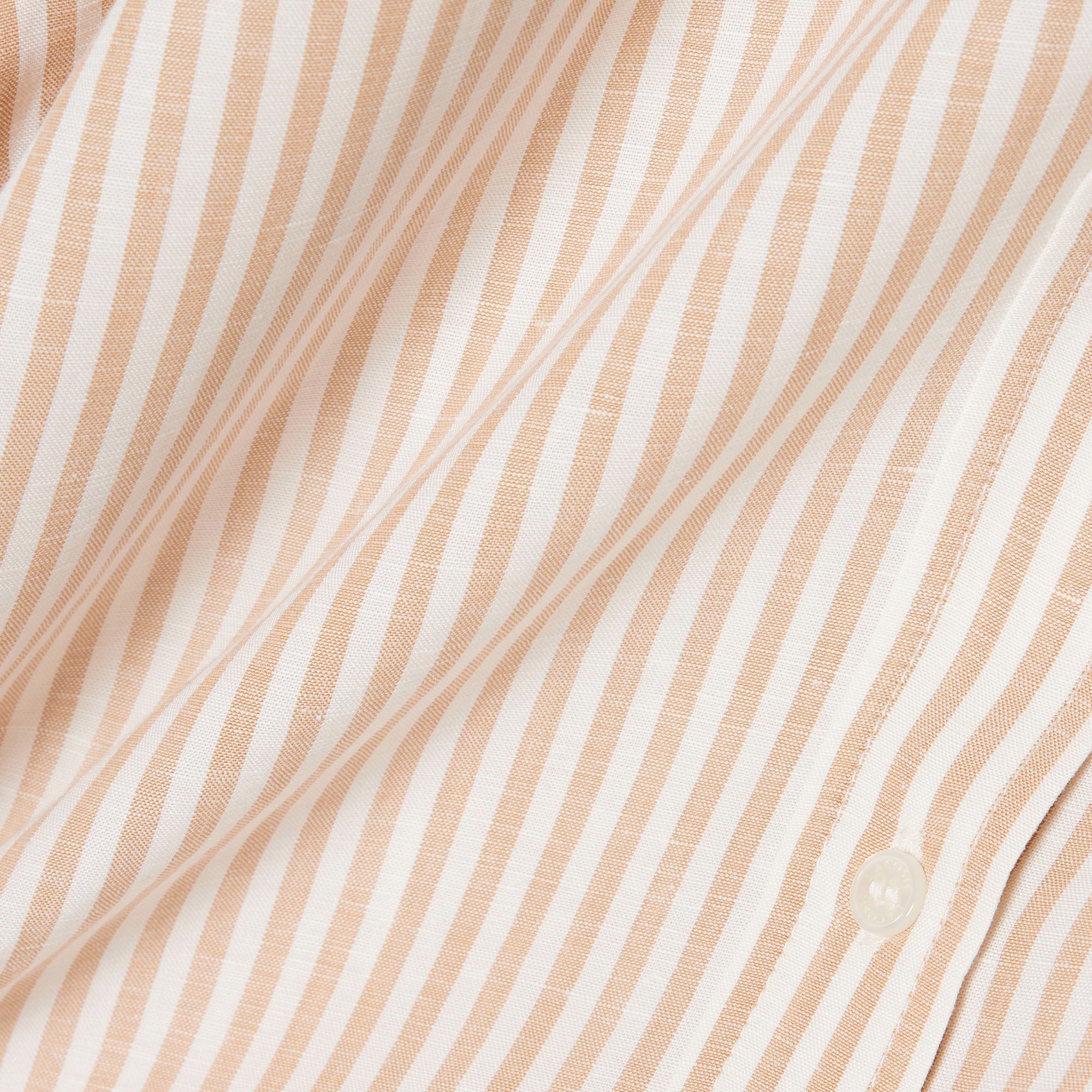 リネン×リヨセルブレンドストライプシャツ