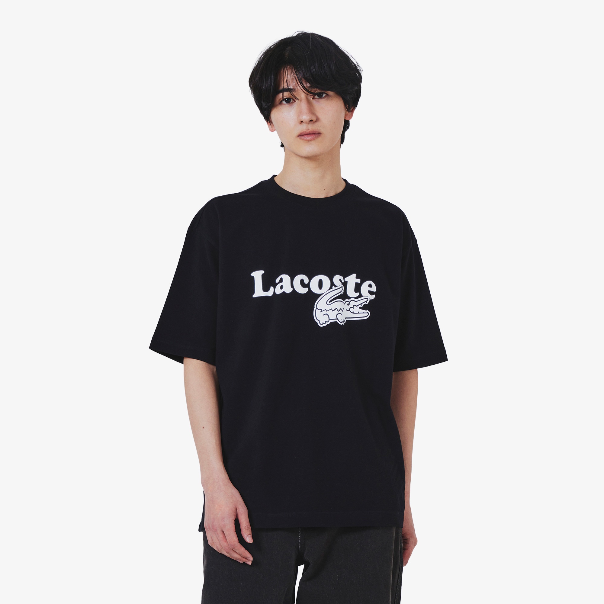 【オンライン限定】鹿の子地リラックスフィットTシャツ