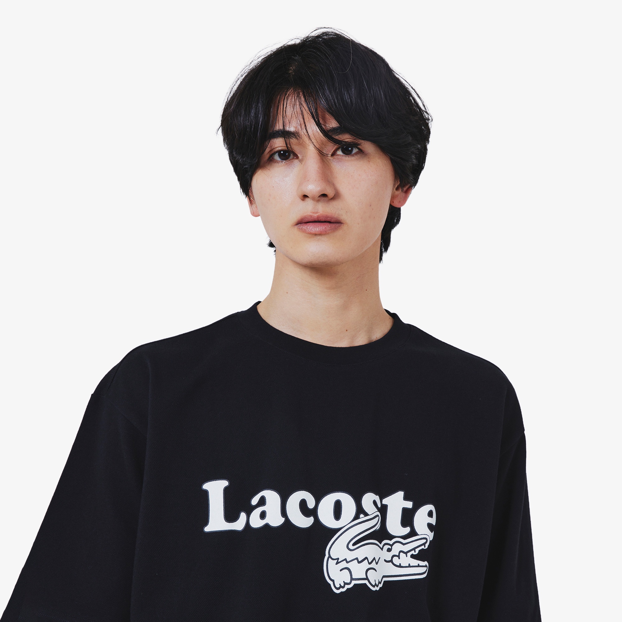 【オンライン限定】鹿の子地リラックスフィットTシャツ