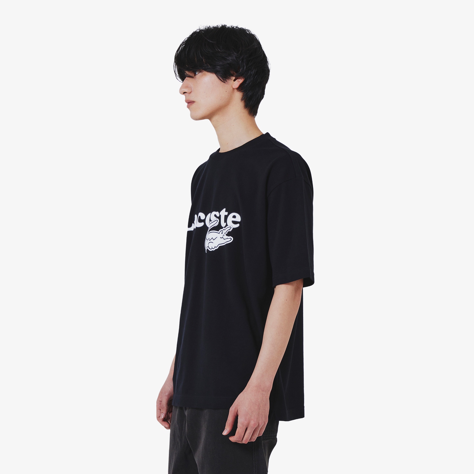 【オンライン限定】鹿の子地リラックスフィットTシャツ