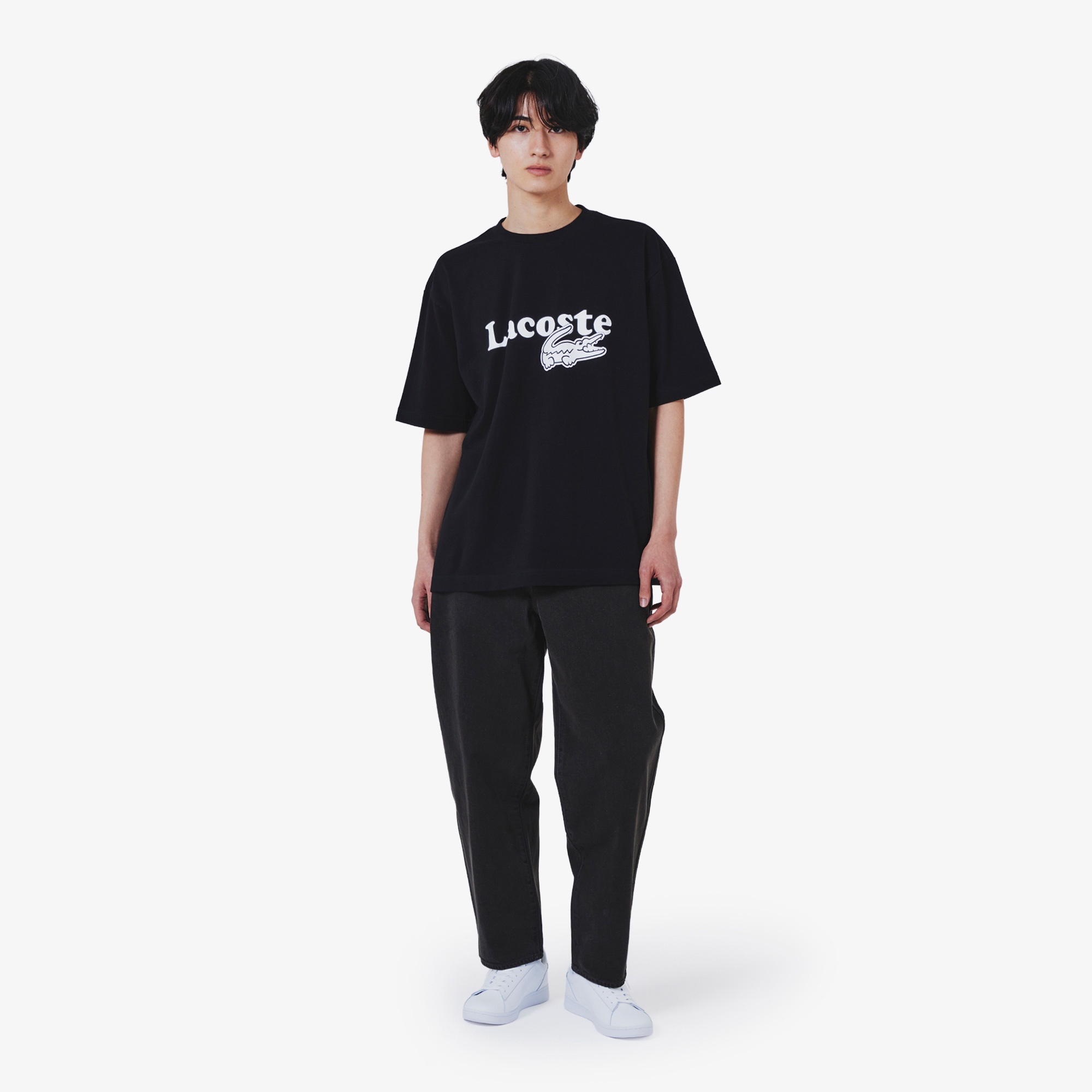 【オンライン限定】鹿の子地リラックスフィットTシャツ