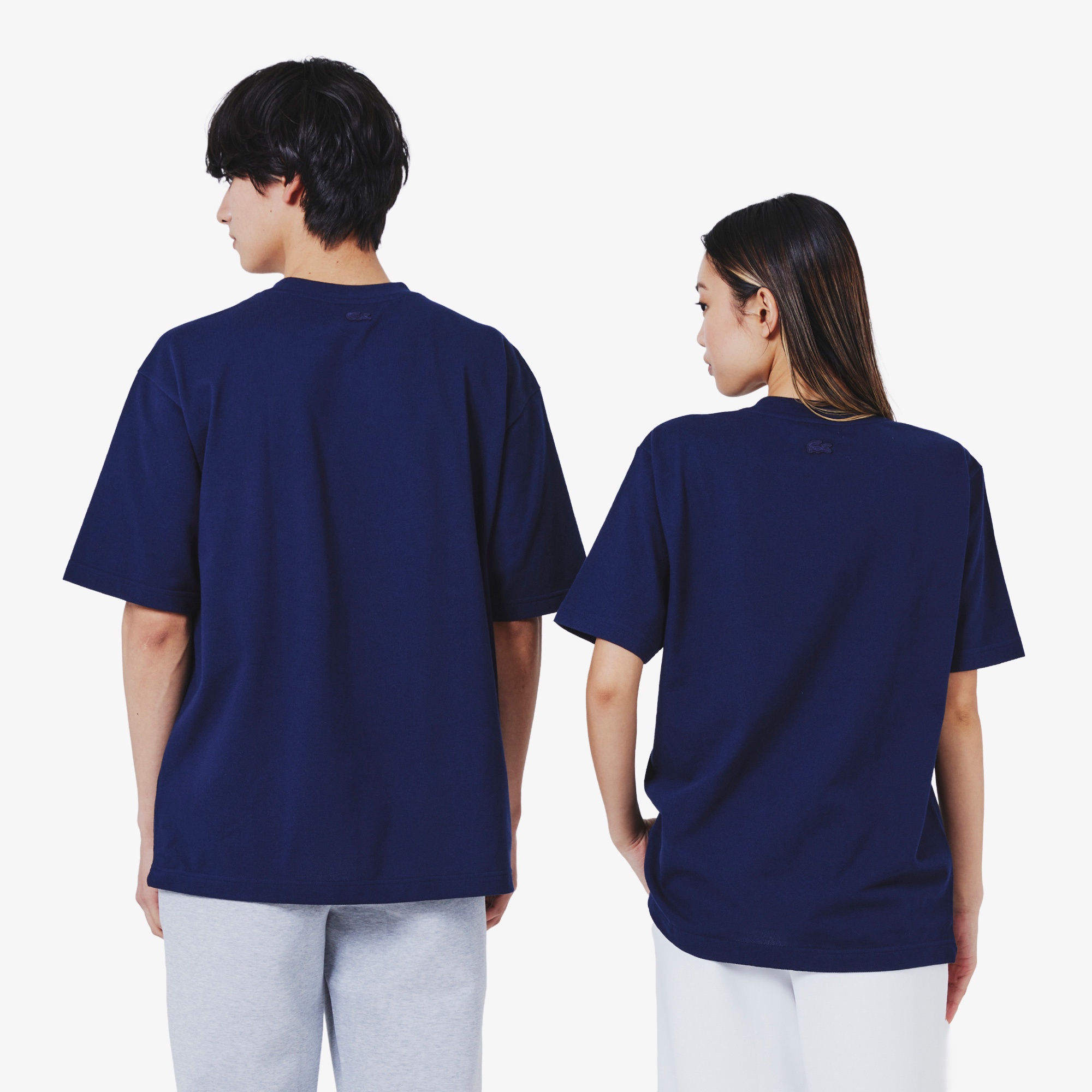 【オンライン限定】鹿の子地リラックスフィットTシャツ