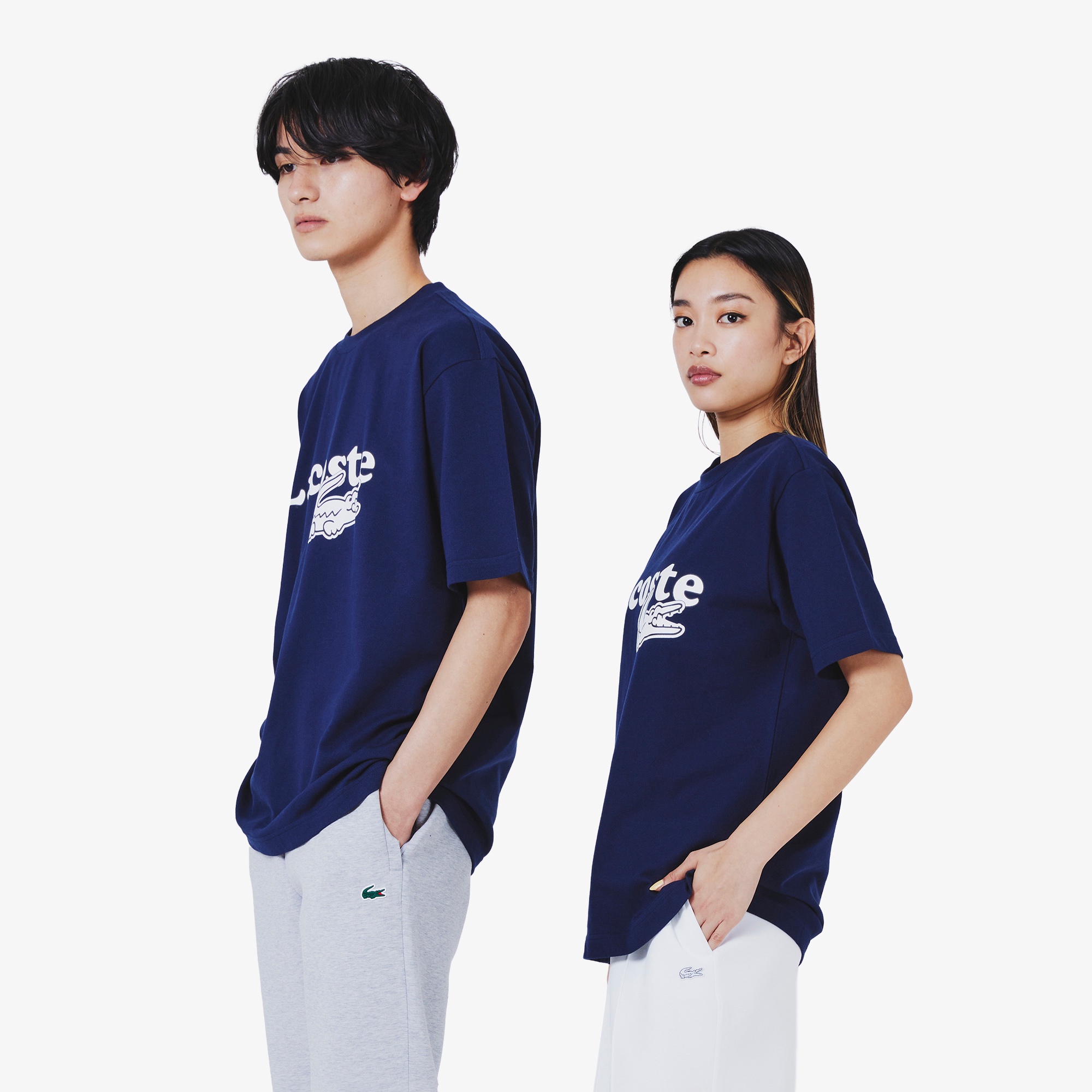 【オンライン限定】鹿の子地リラックスフィットTシャツ