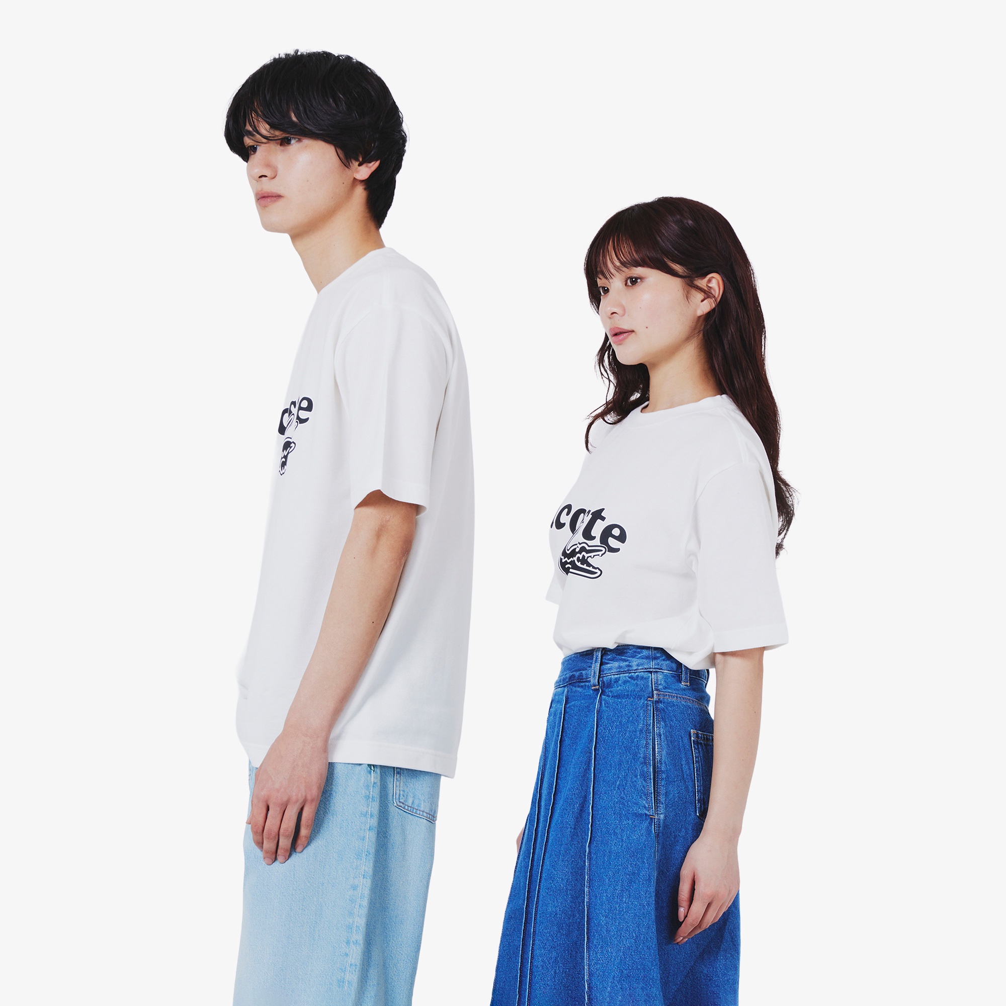 【オンライン限定】鹿の子地リラックスフィットTシャツ