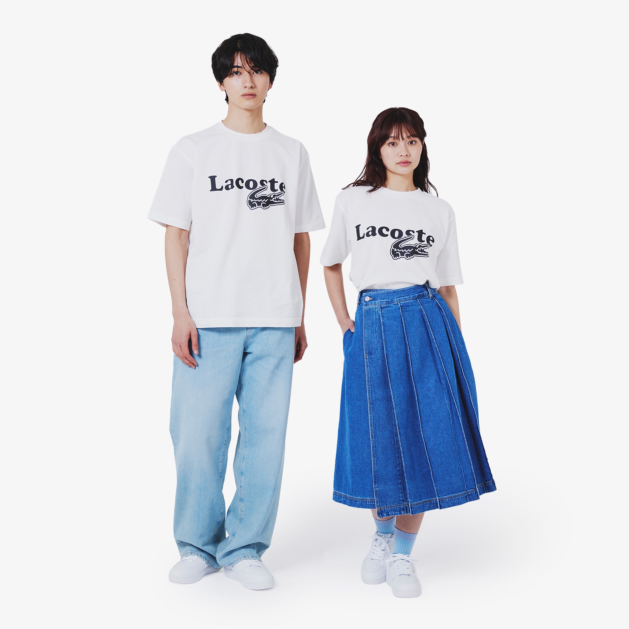 【オンライン限定】鹿の子地リラックスフィットTシャツ