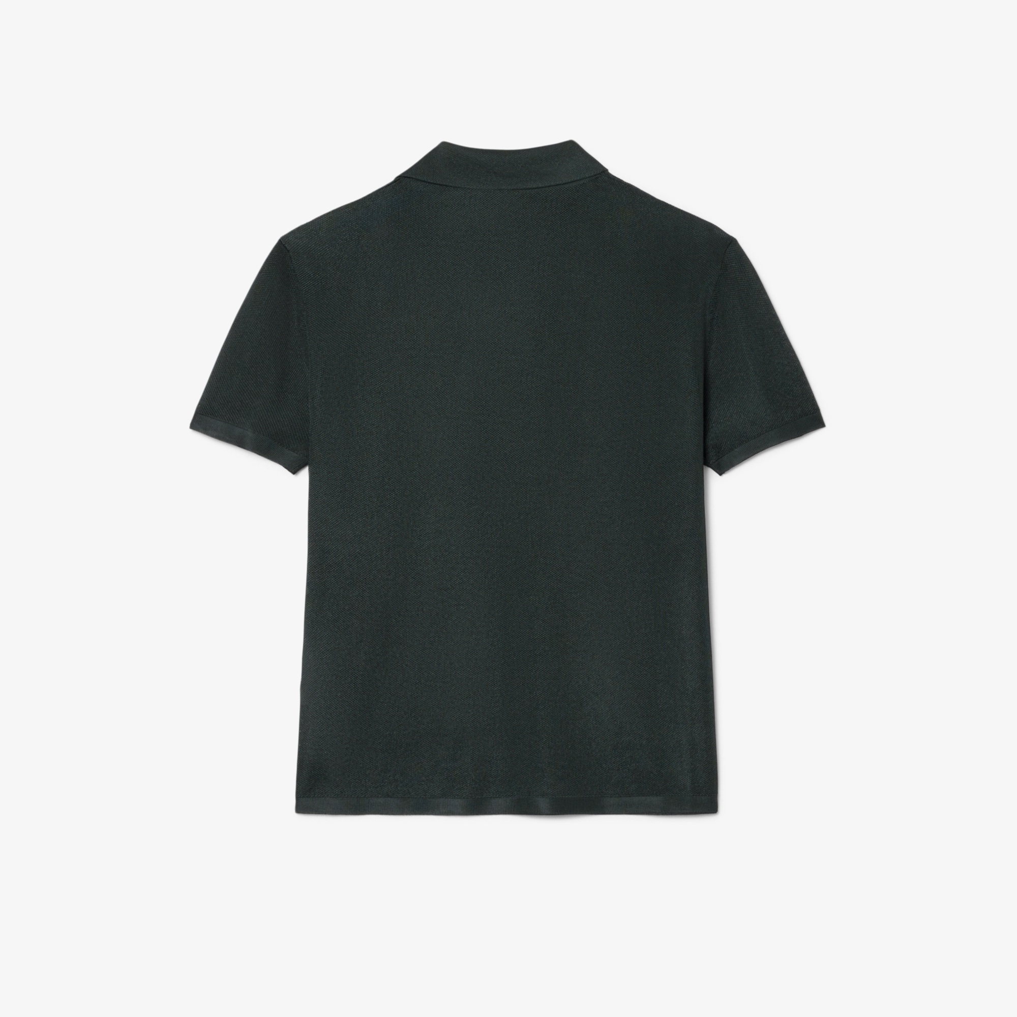 『SS26 Fashion Show』 スリムフィットサテン鹿の子ポロシャツ