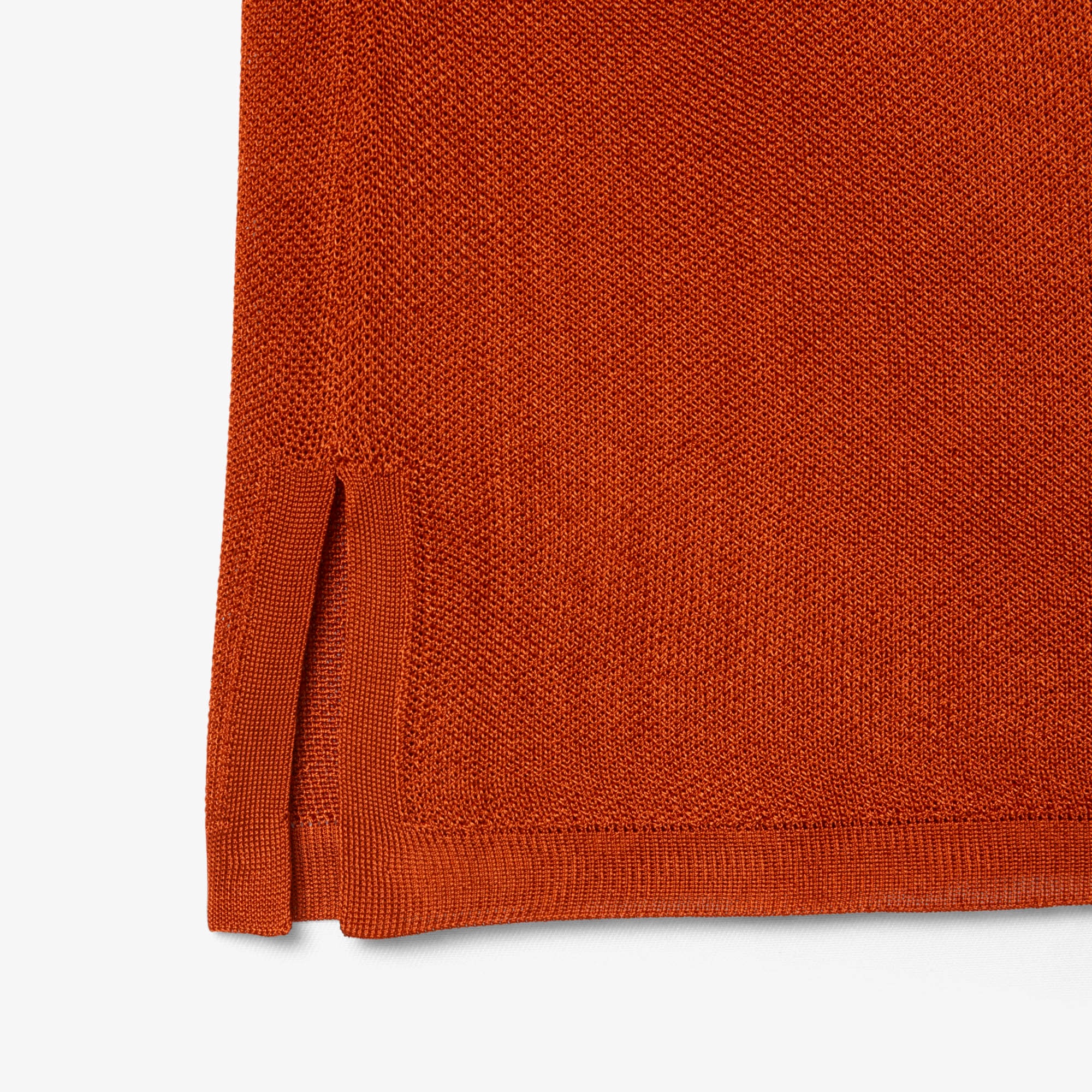 『SS26 Fashion Show』 スリムフィットサテン鹿の子ポロシャツ