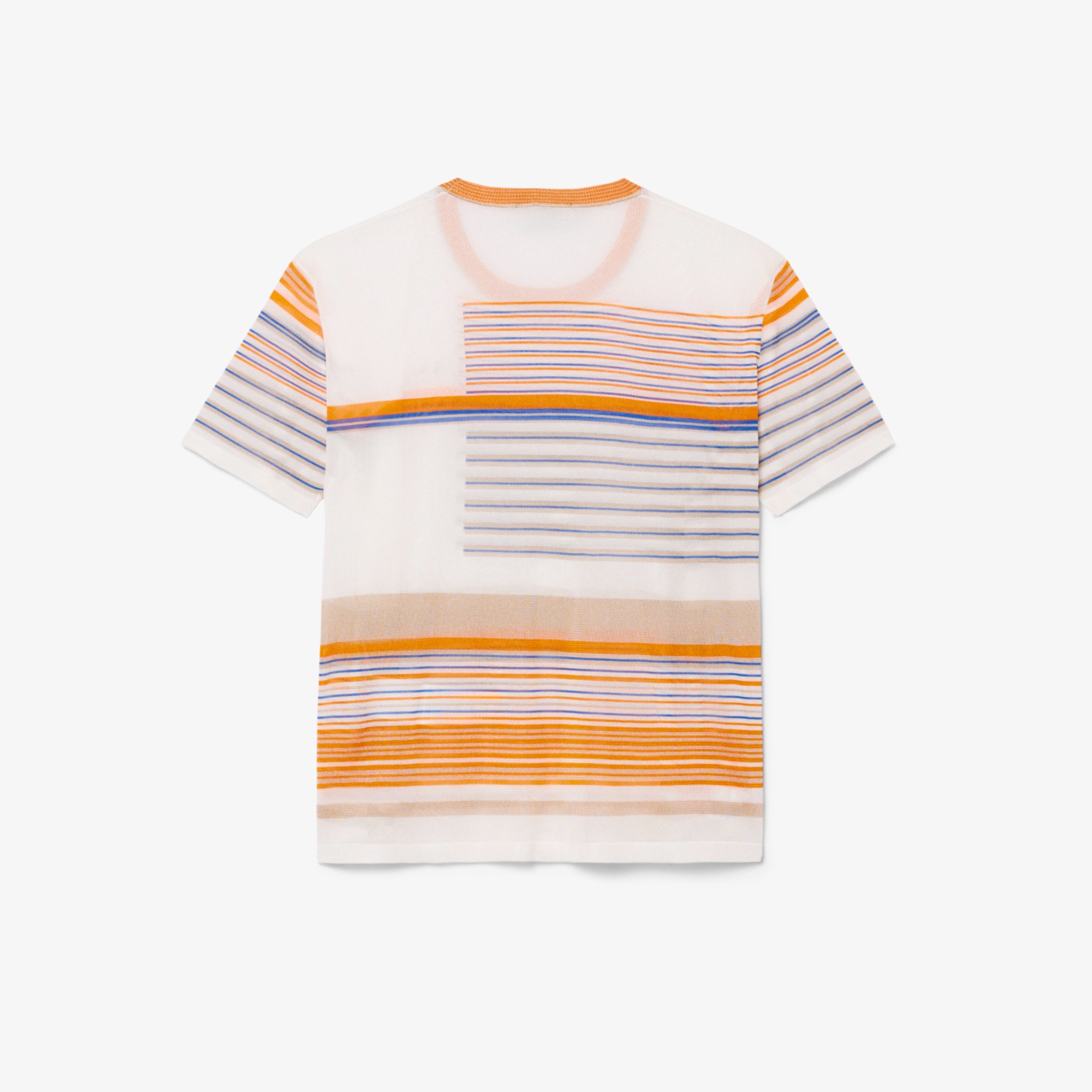 『SS26 Fashion Show』 マルチボーダーサテンジャージTシャツ