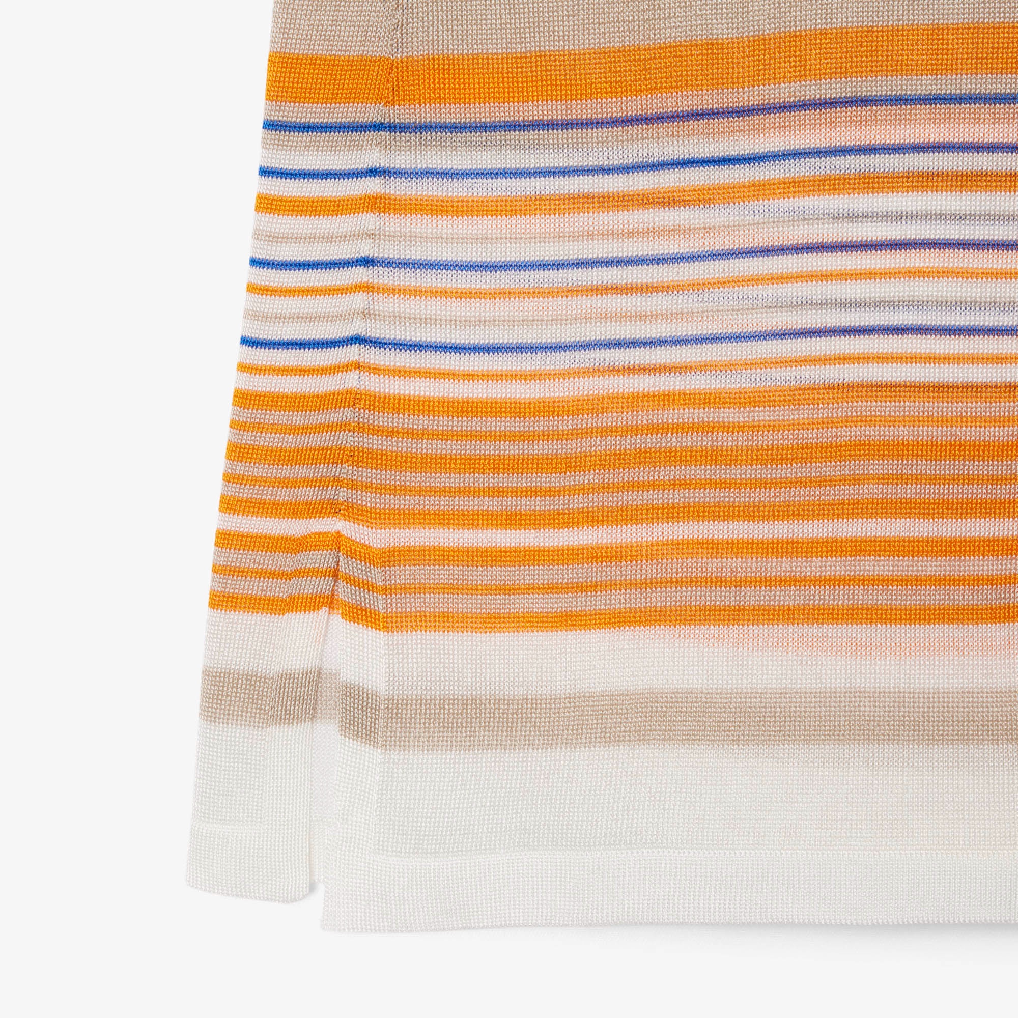 『SS26 Fashion Show』 マルチボーダーサテンジャージTシャツ