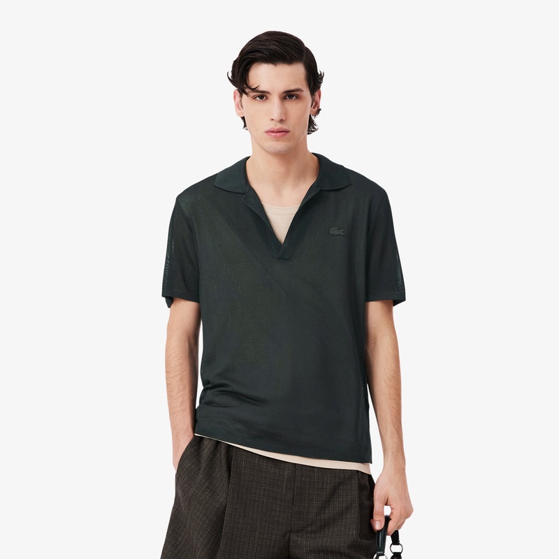 希少/レアモデル/LACOSTE × VISONAIRE ポロシャツ ah2513-s23-fn.