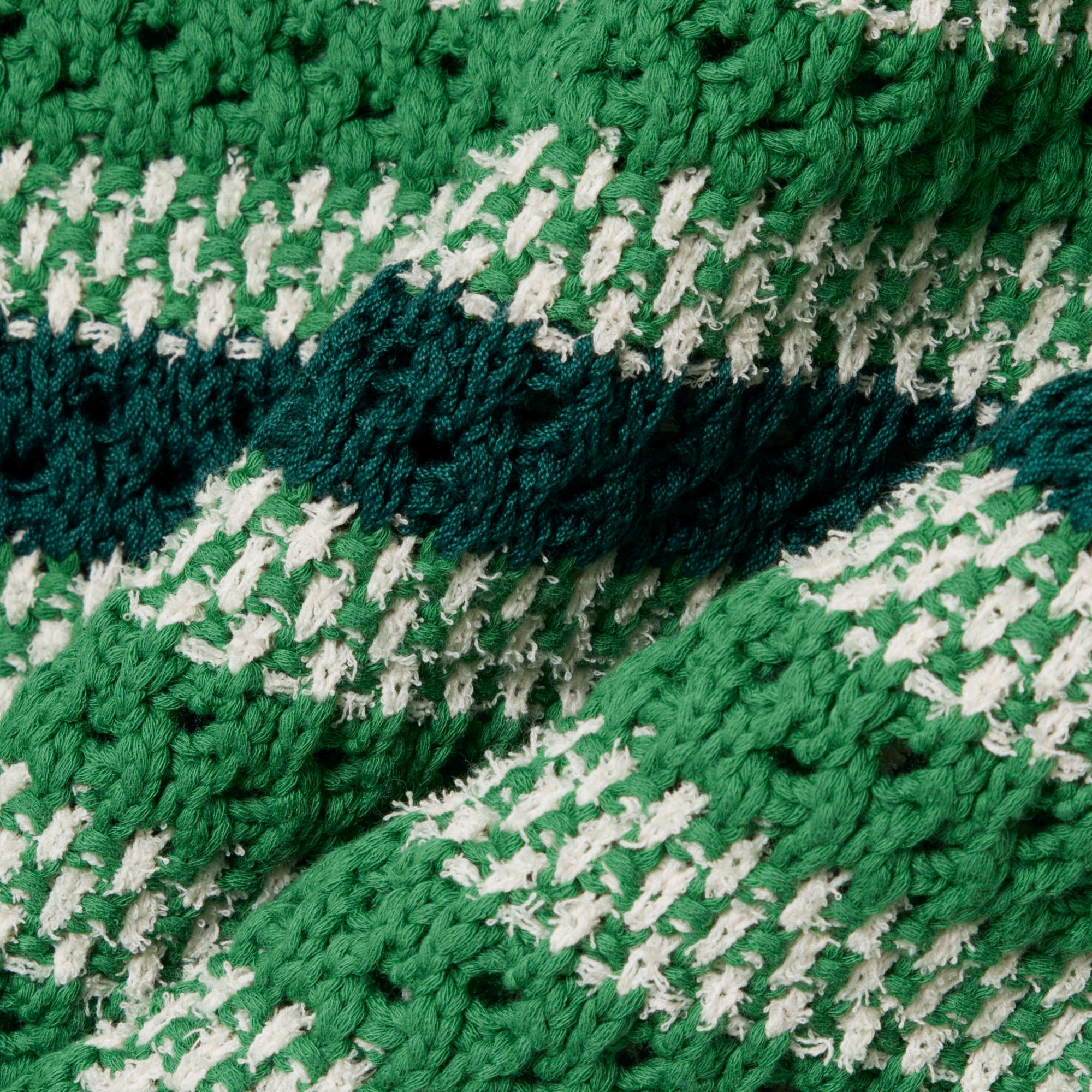 『SS26 Fashion Show』 レースボーダーポロカラーセーター