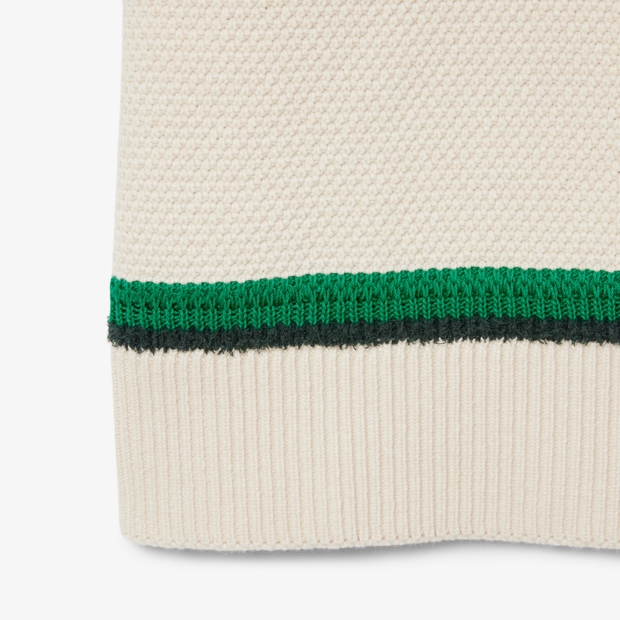 『SS26 Fashion Show』 フローラルワニロゴ鹿の子ポロカラーニット