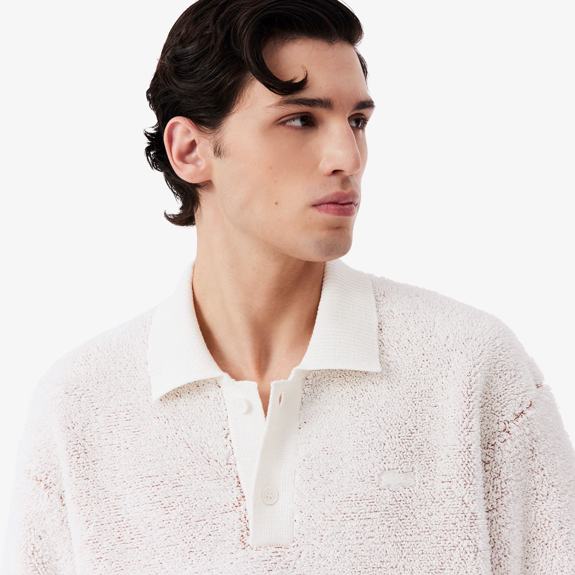 『SS26 Fashion Show』 ブークレニットポロカラーニット