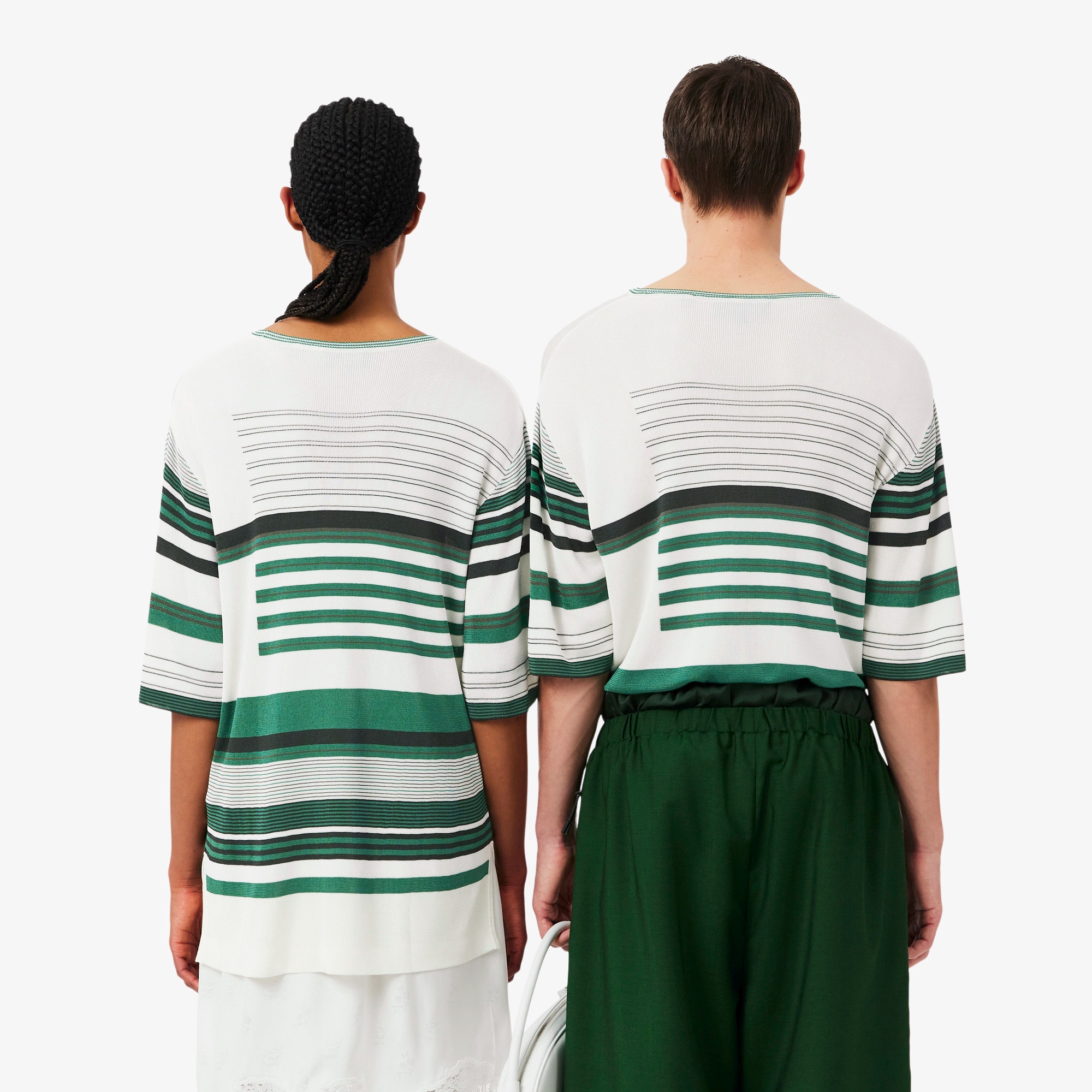 『SS26 Fashion Show』 マルチストライプレーヨンTシャツ