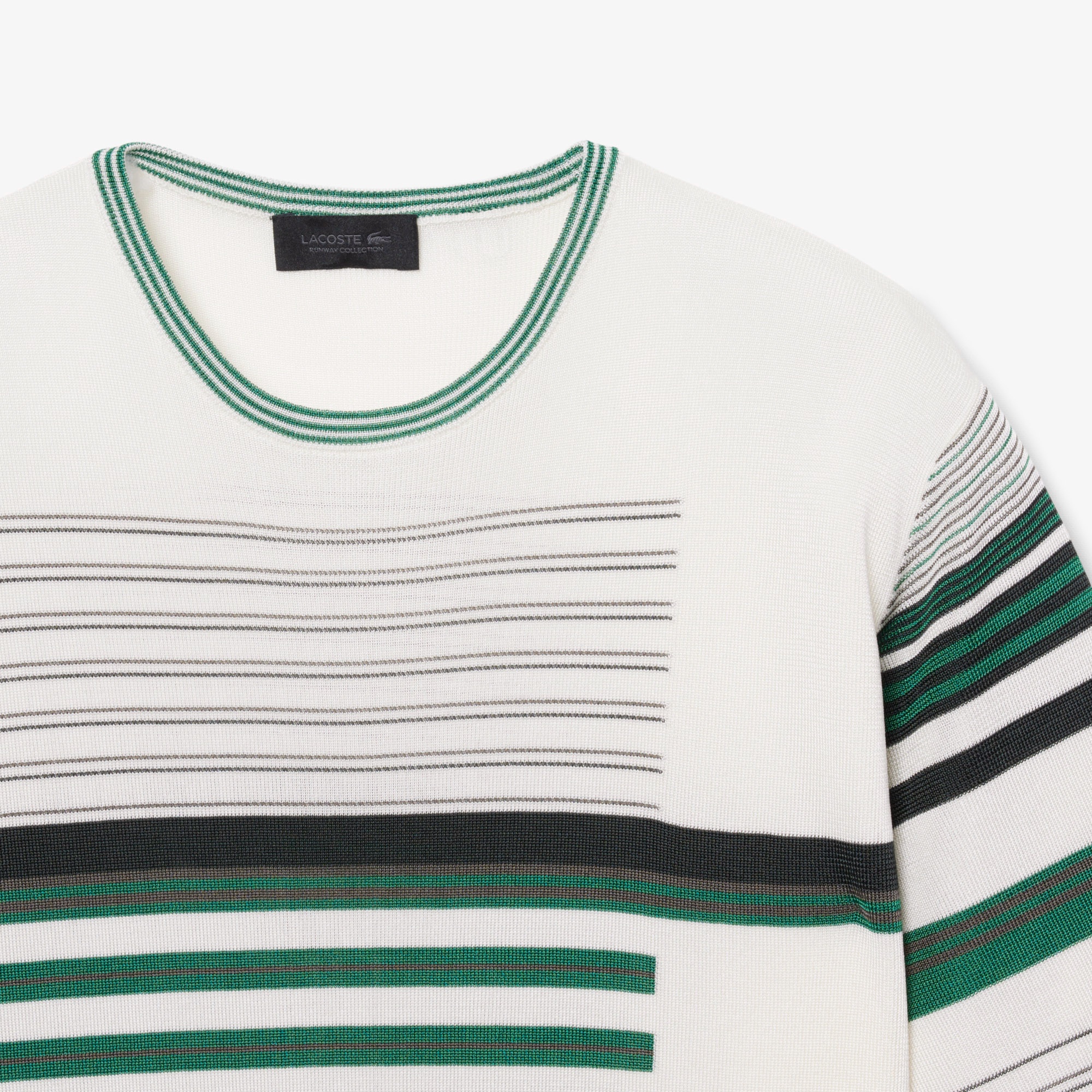 『SS26 Fashion Show』 マルチストライプレーヨンTシャツ