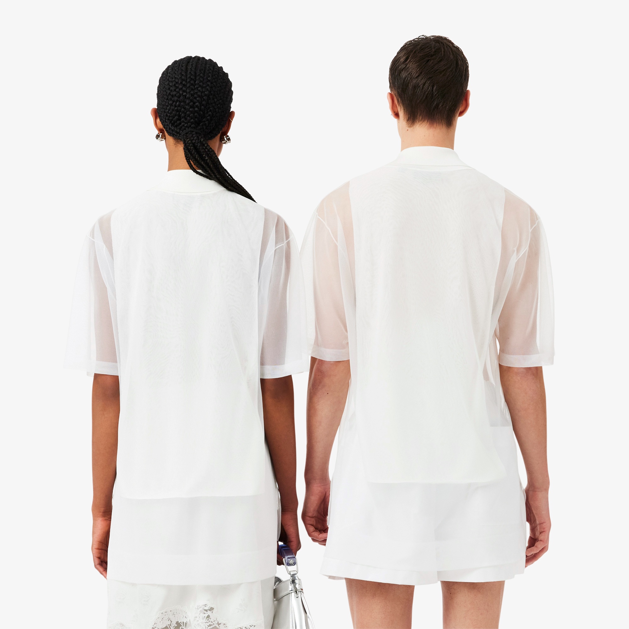 『SS26 Fashion Show』 シアーニット鹿の子ポロシャツ