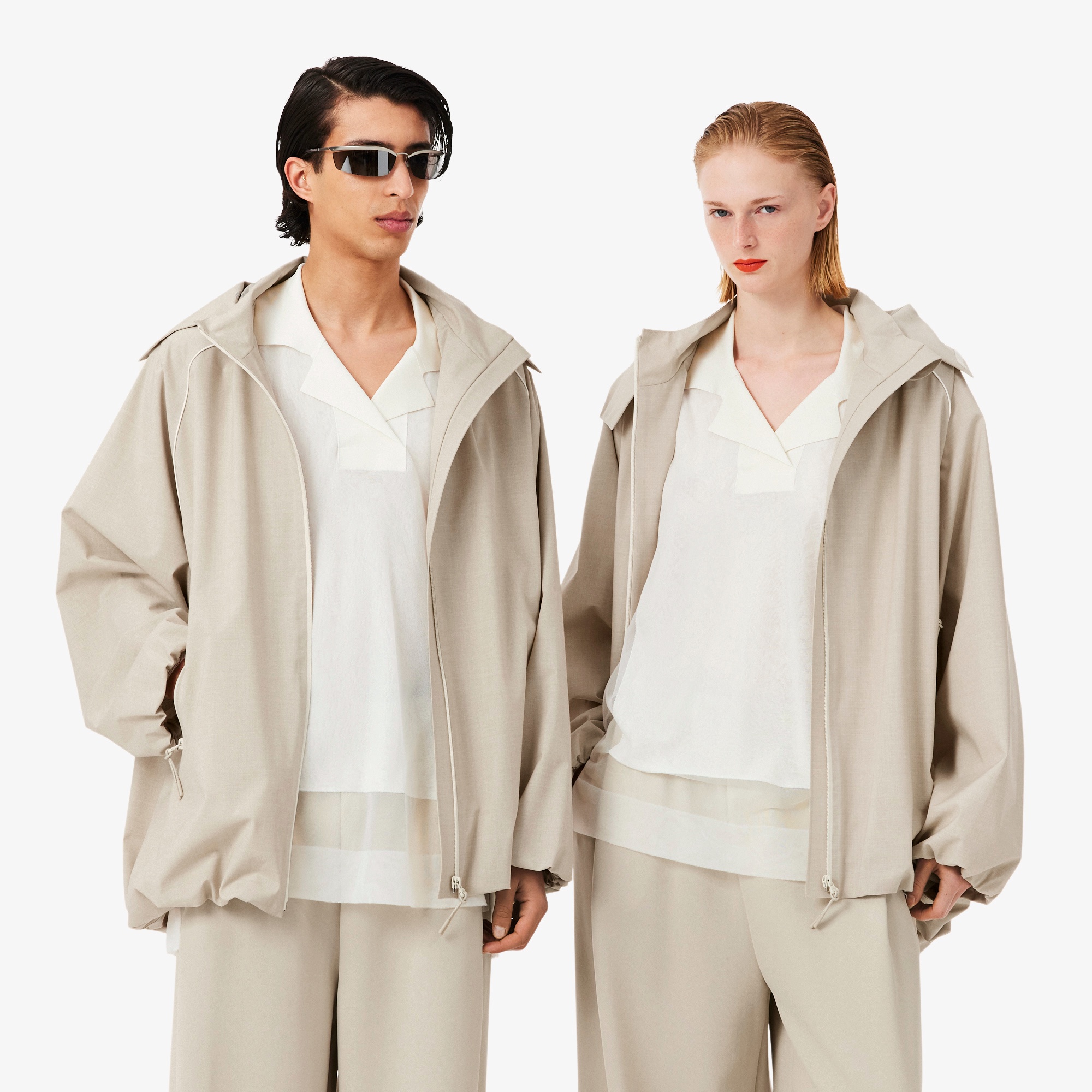 『SS26 Fashion Show』キャンバストラックジャケット