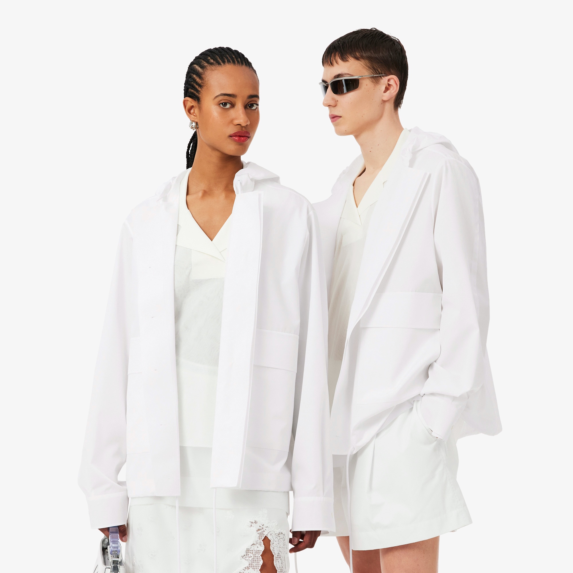 『SS26 Fashion Show』 フーデッドポプリンジャケット