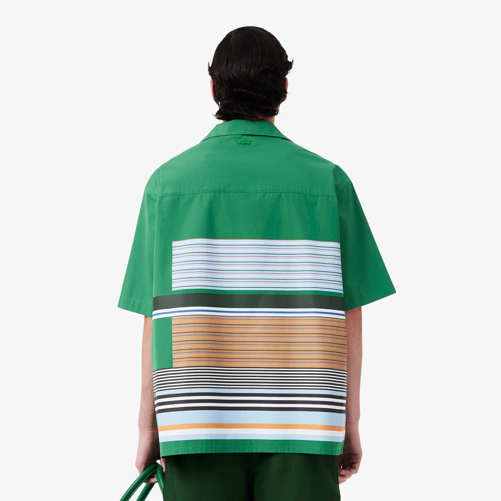 『SS26 Fashion Show』 マルチボーダーオープンカラーシャツ