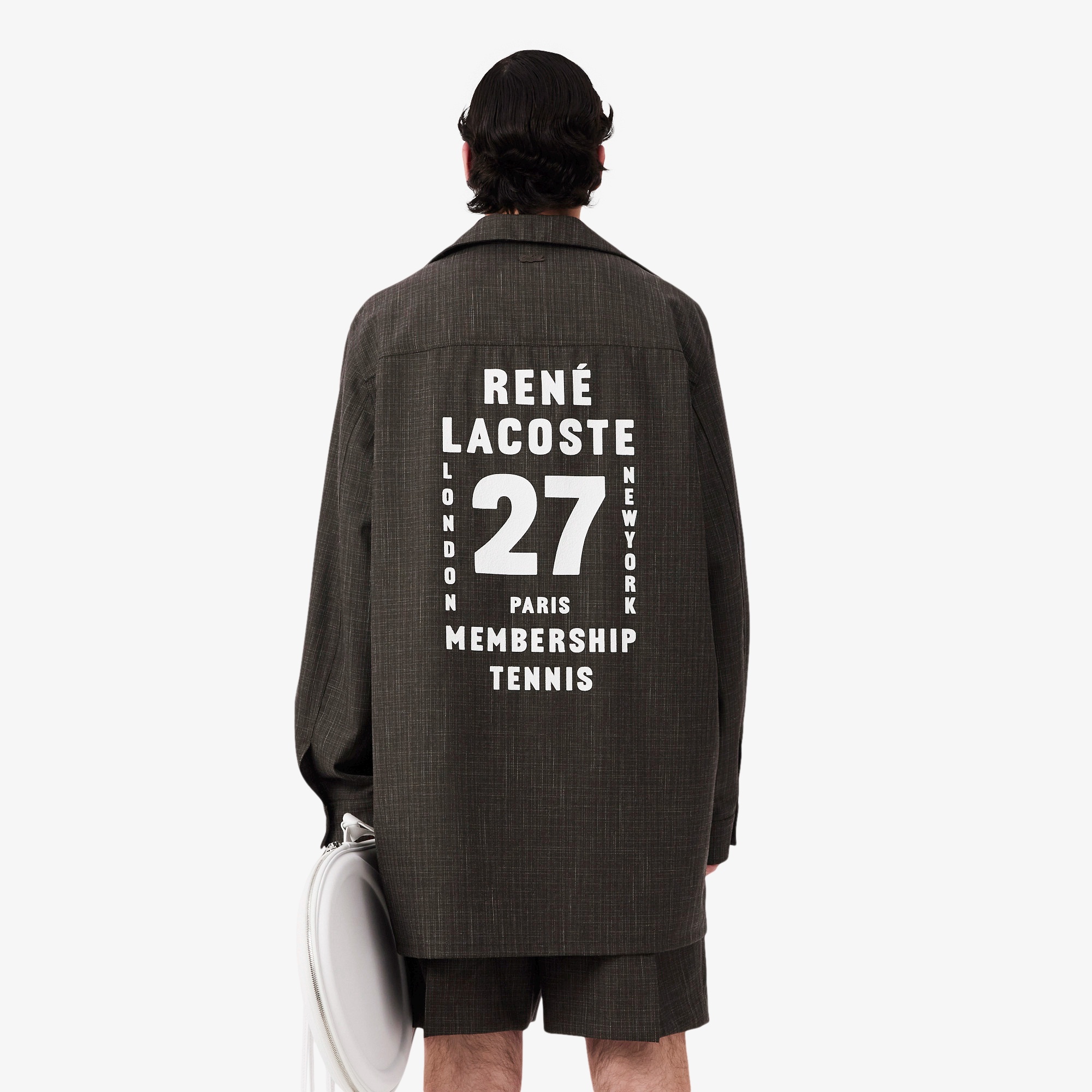 『SS26 Fashion Show』 プリントウールオーバーシャツ