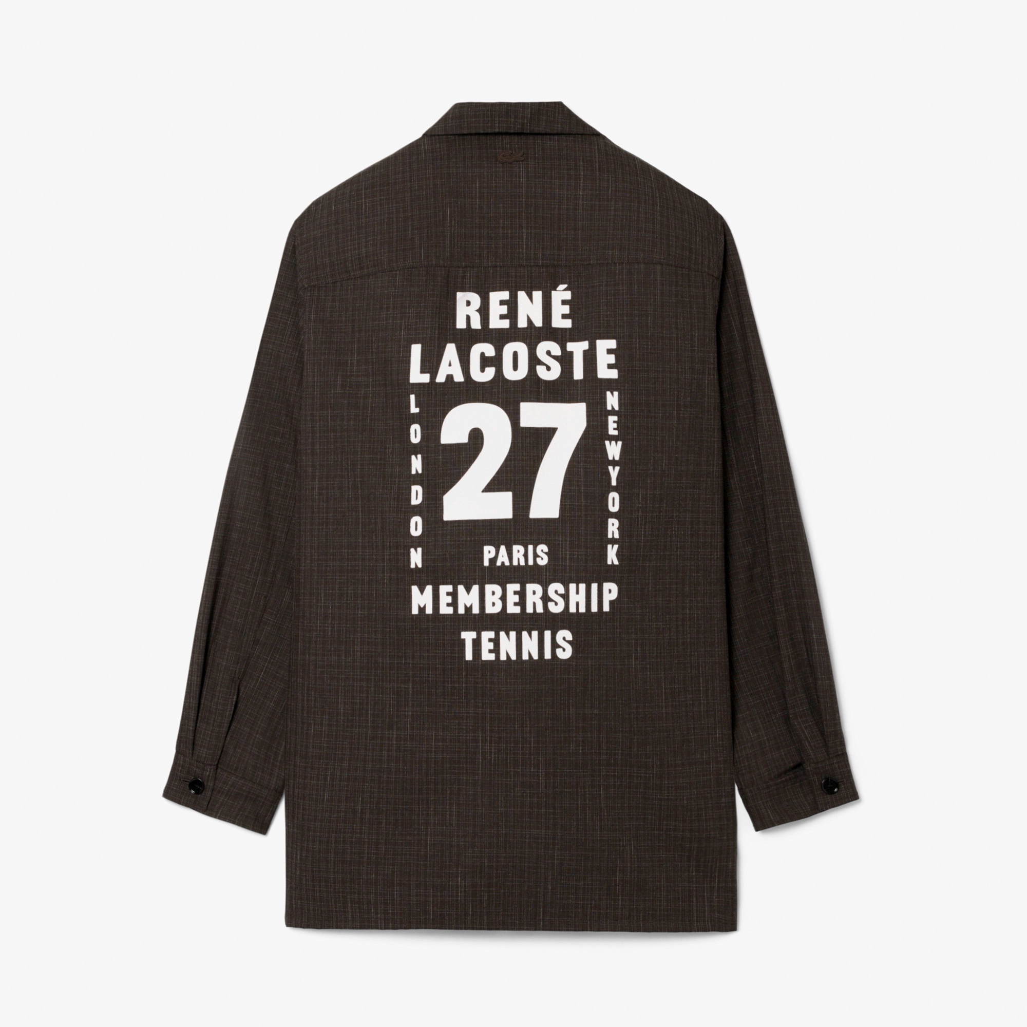 『SS26 Fashion Show』 プリントウールオーバーシャツ