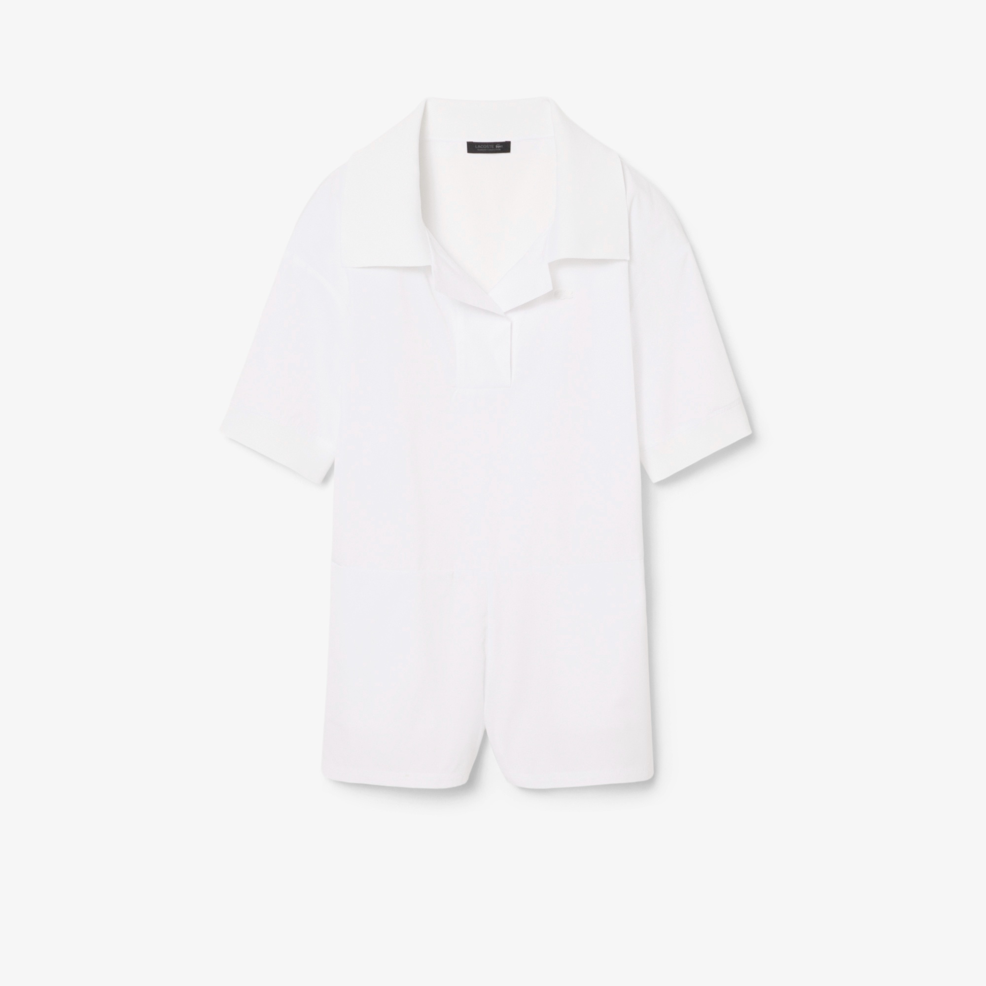 『SS26 Fashion Show』 ポプリンポロカラーショートオールインワン