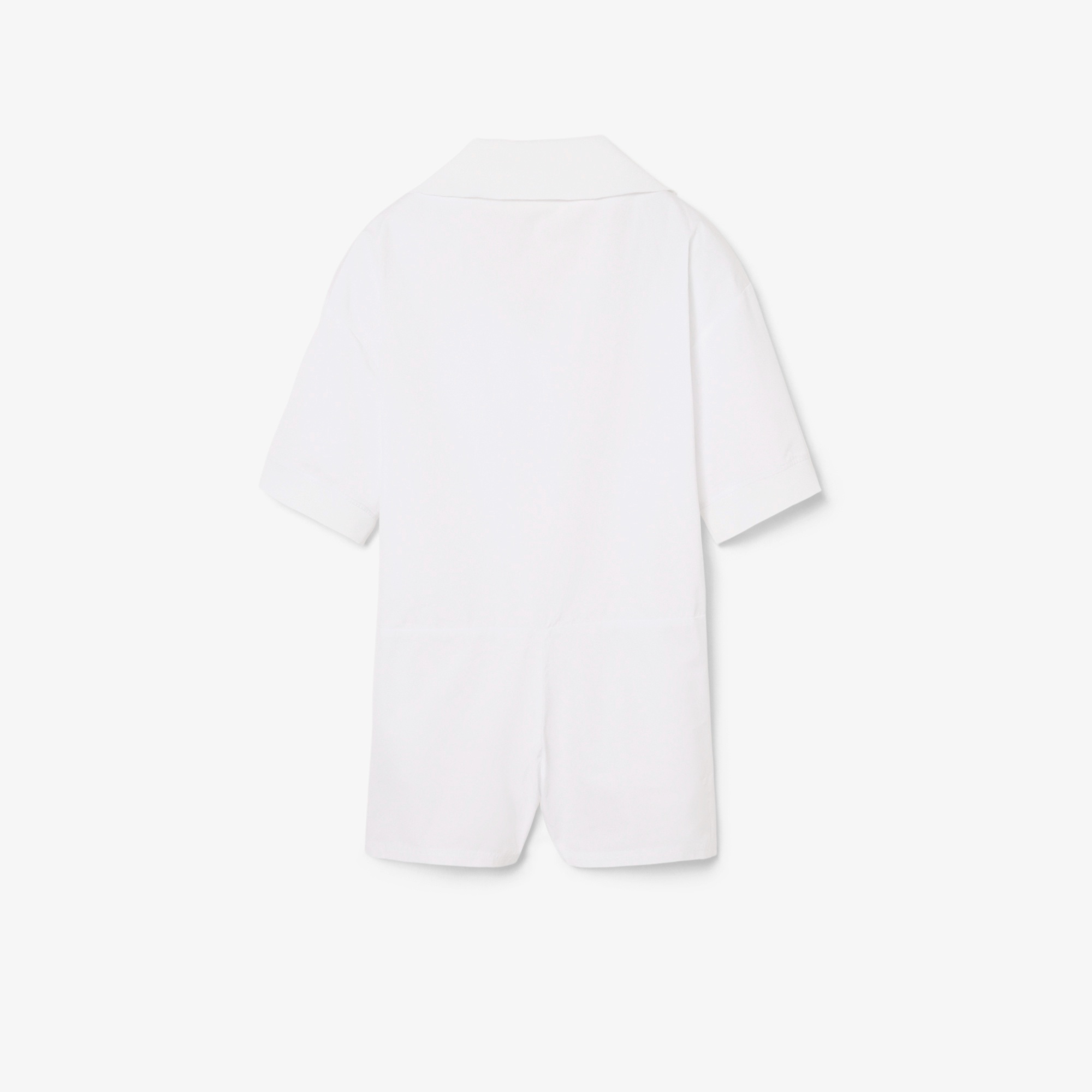 『SS26 Fashion Show』 ポプリンポロカラーショートオールインワン