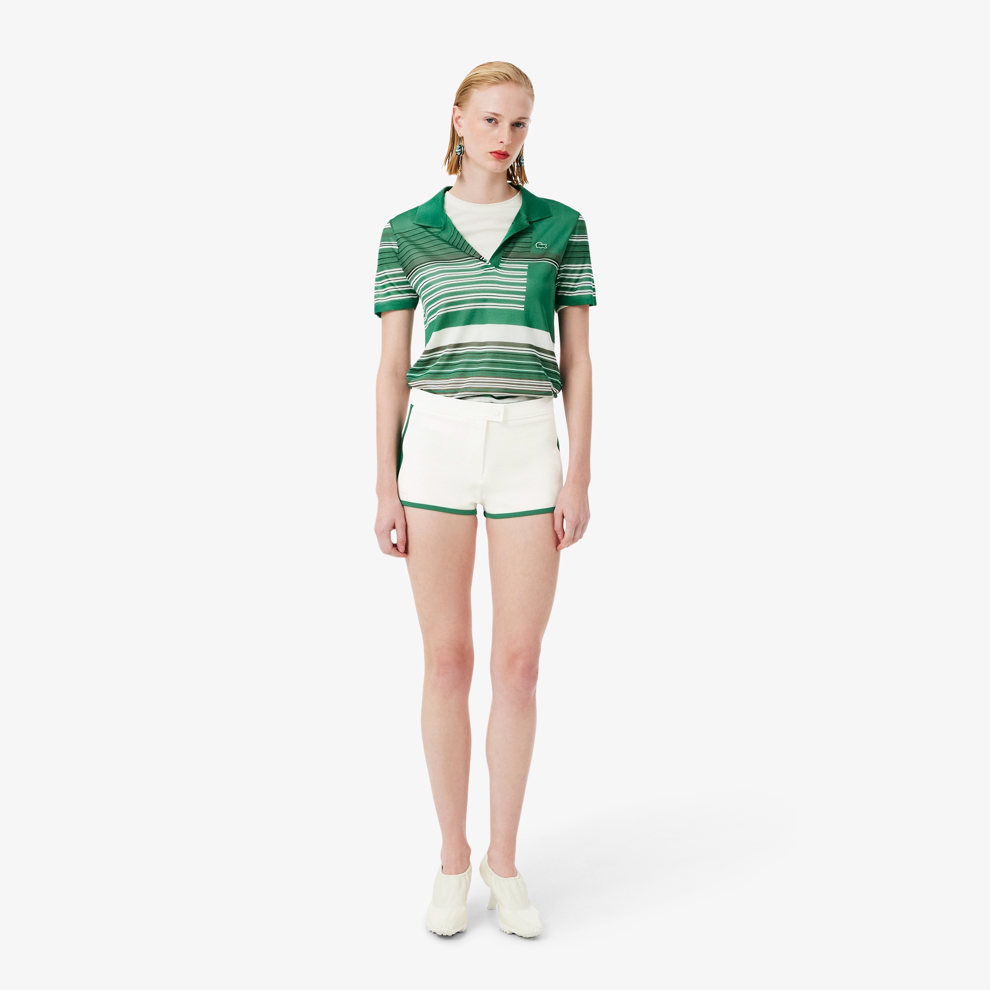 『SS26 Fashion Show』 サテンニットミニショーツ