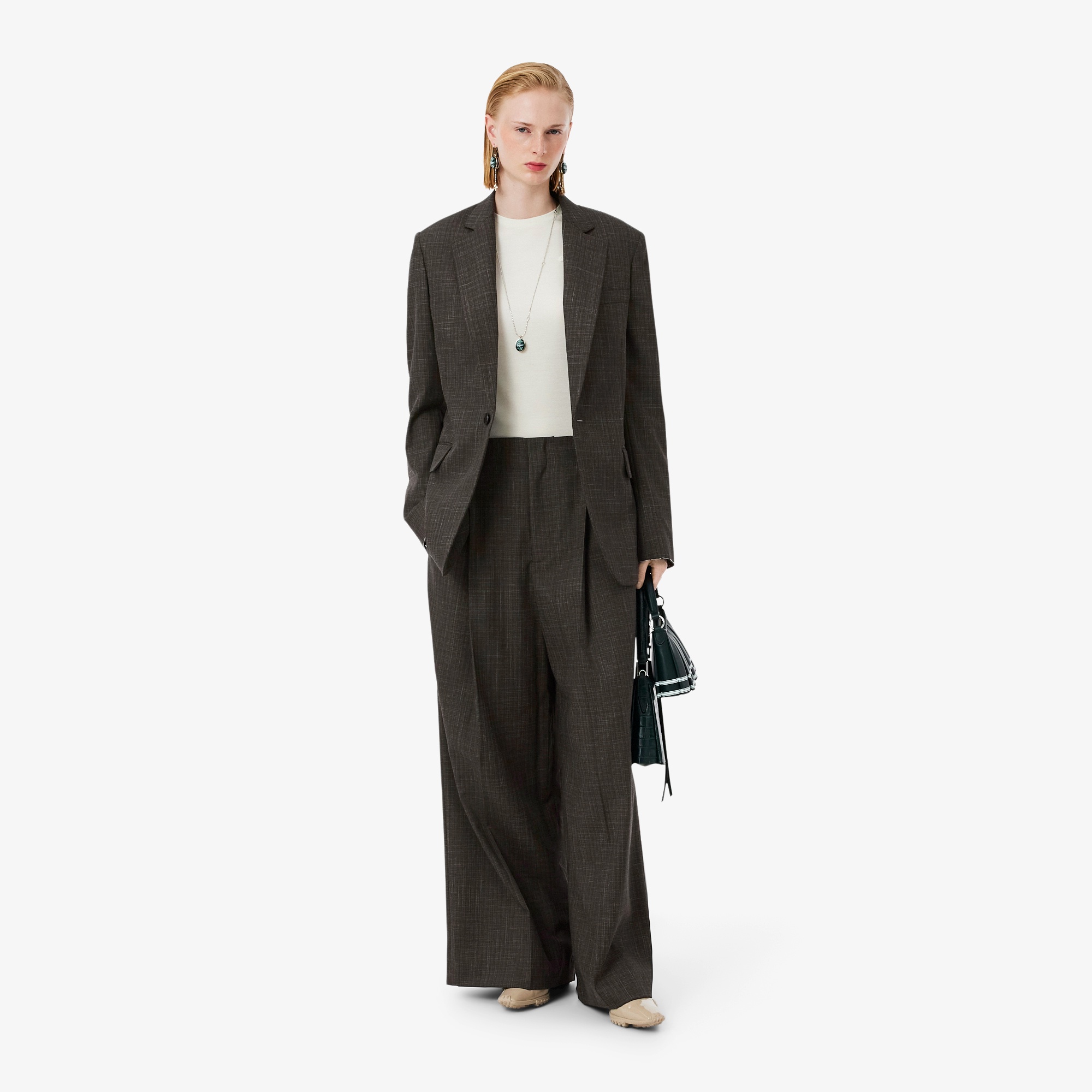 『SS26 Fashion Show』 テーラードチェックワイドパンツ