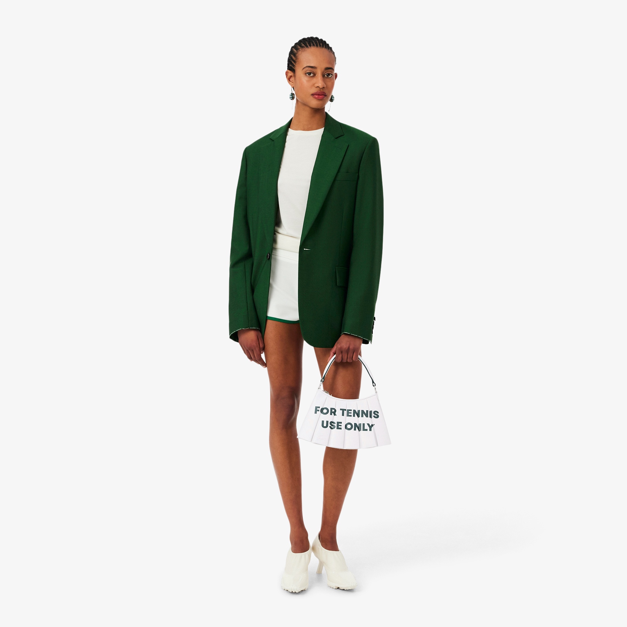 『SS26 Fashion Show』ランラン プリントスモールレザーバッグ