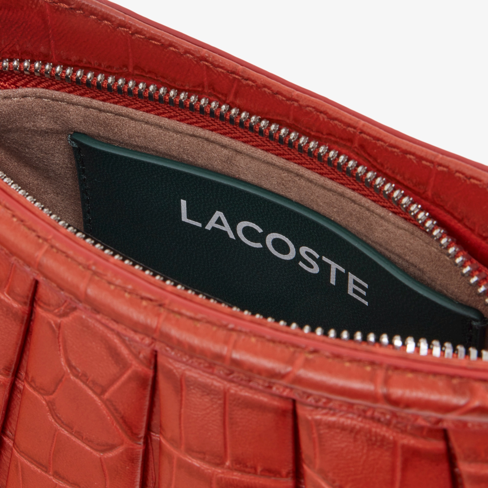 『SS26 Fashion Show』ミニランラン クロコ型押しレザーバッグ