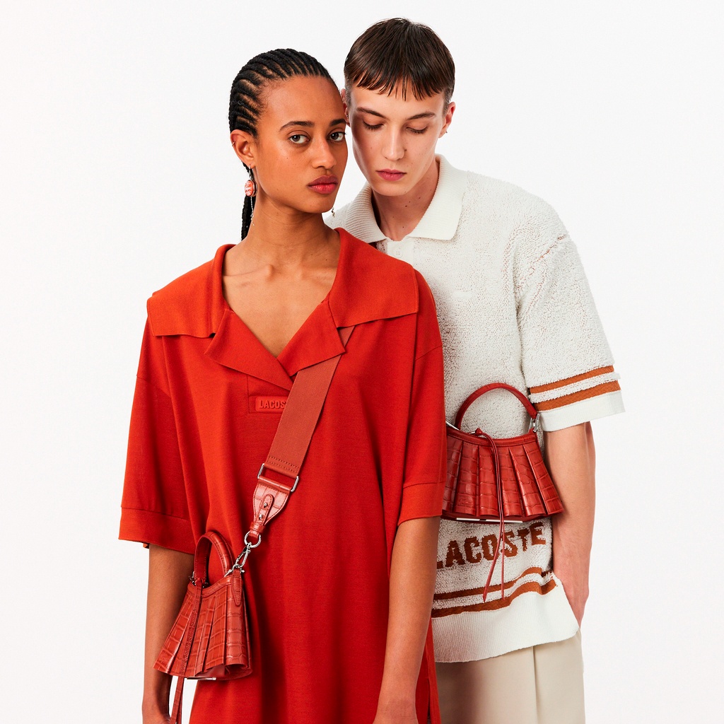 『SS26 Fashion Show』ミニランラン クロコ型押しレザーバッグ