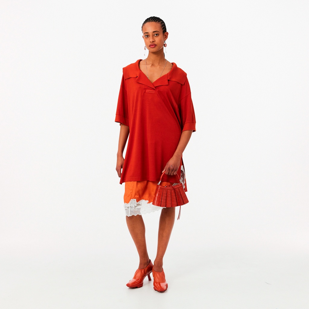 『SS26 Fashion Show』ミニランラン クロコ型押しレザーバッグ