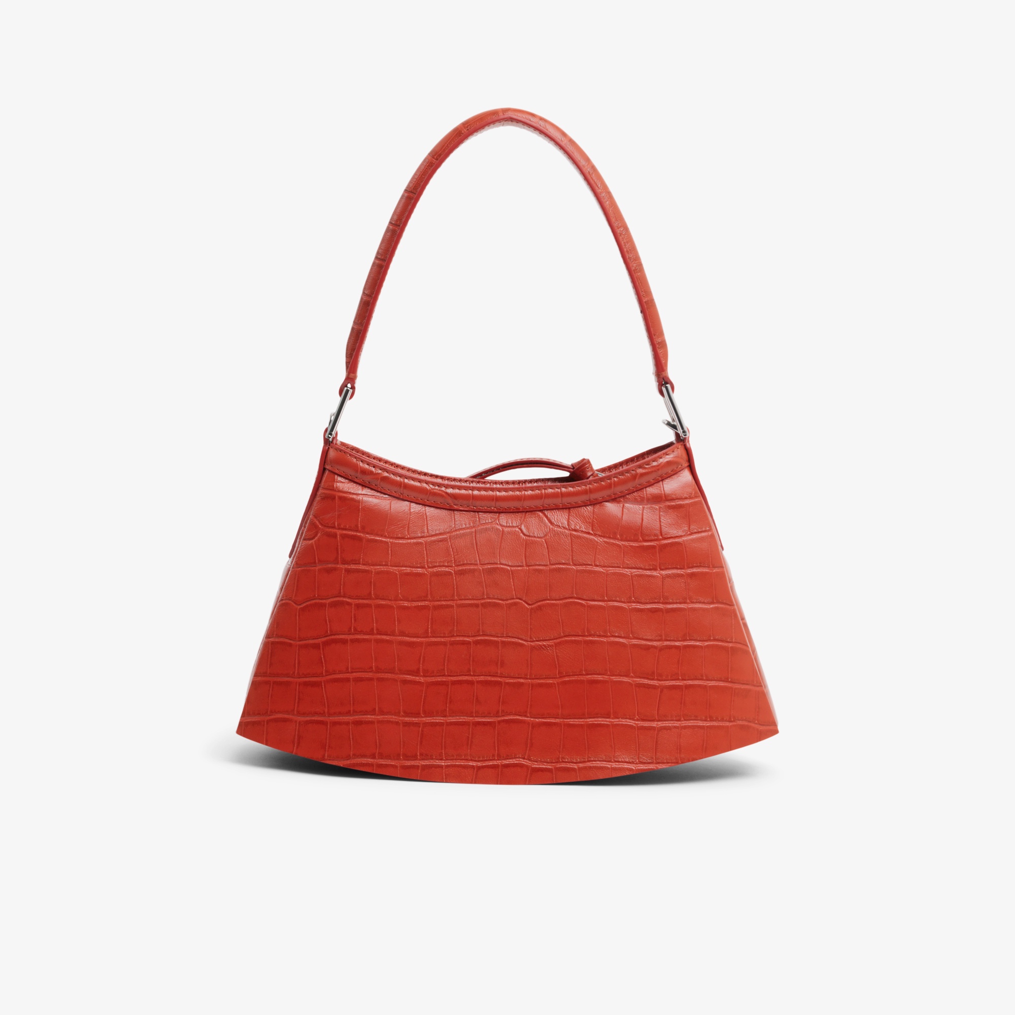 『SS26 Fashion Show』 ミニランラン クロコ型押しレザーバッグ