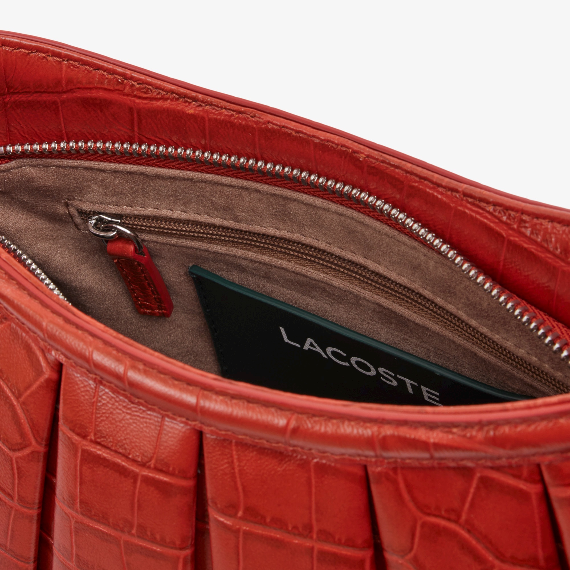 『SS26 Fashion Show』 ミニランラン クロコ型押しレザーバッグ