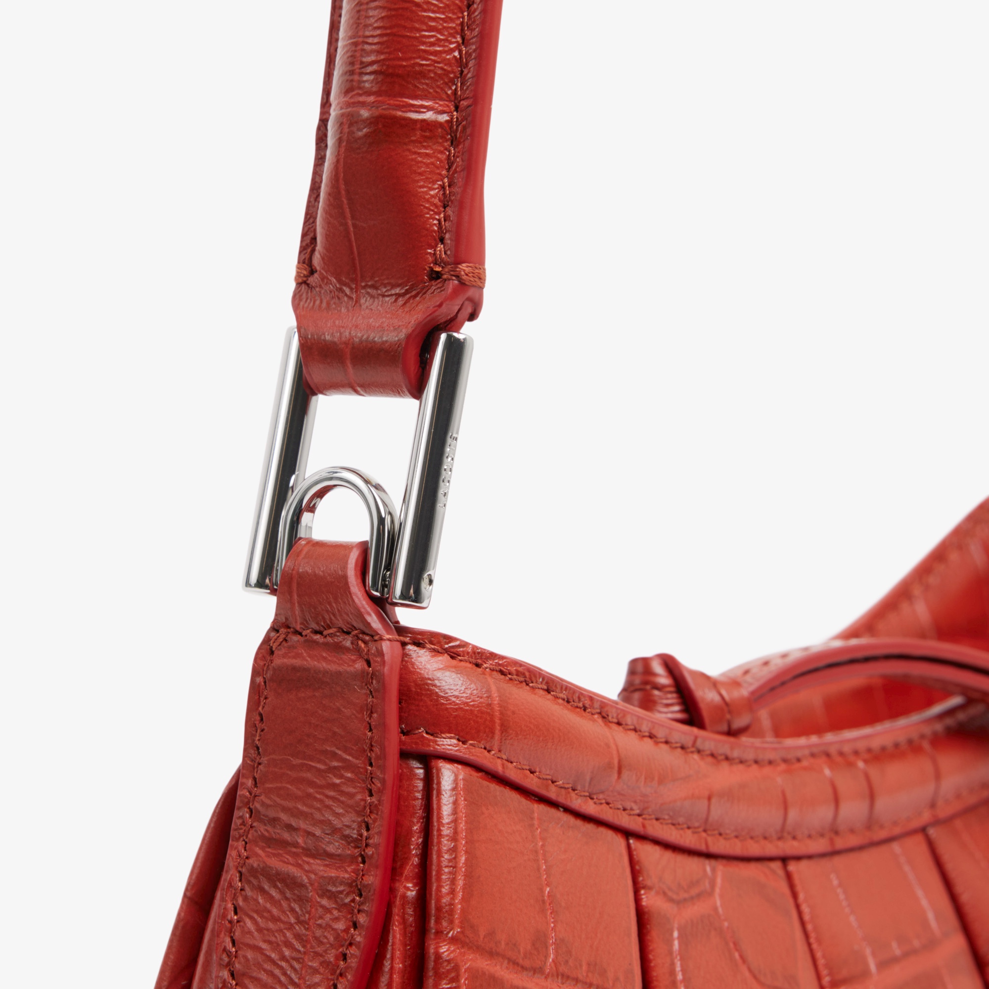 『SS26 Fashion Show』 ミニランラン クロコ型押しレザーバッグ